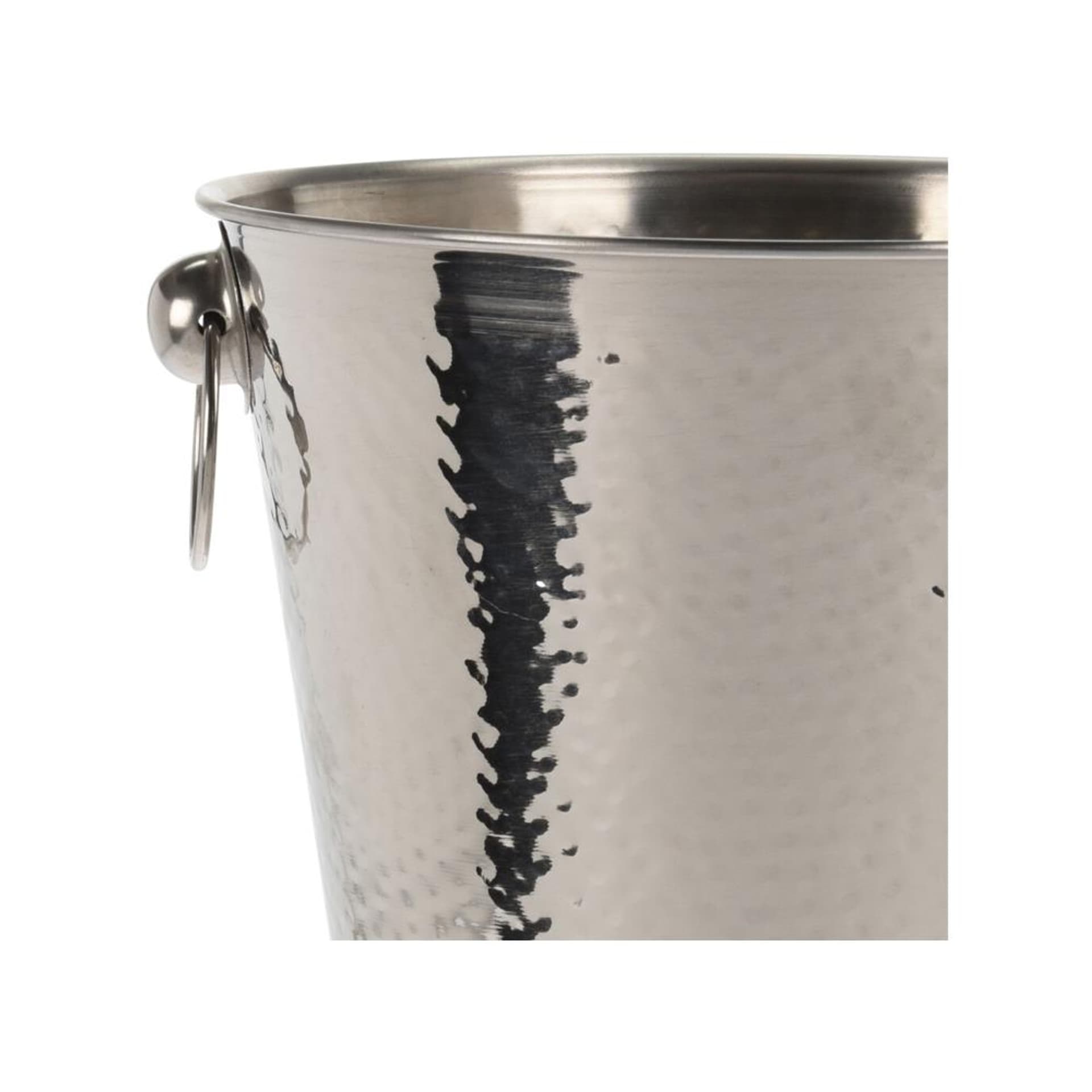 

Cooler na lód i butelki stalowy srebrny