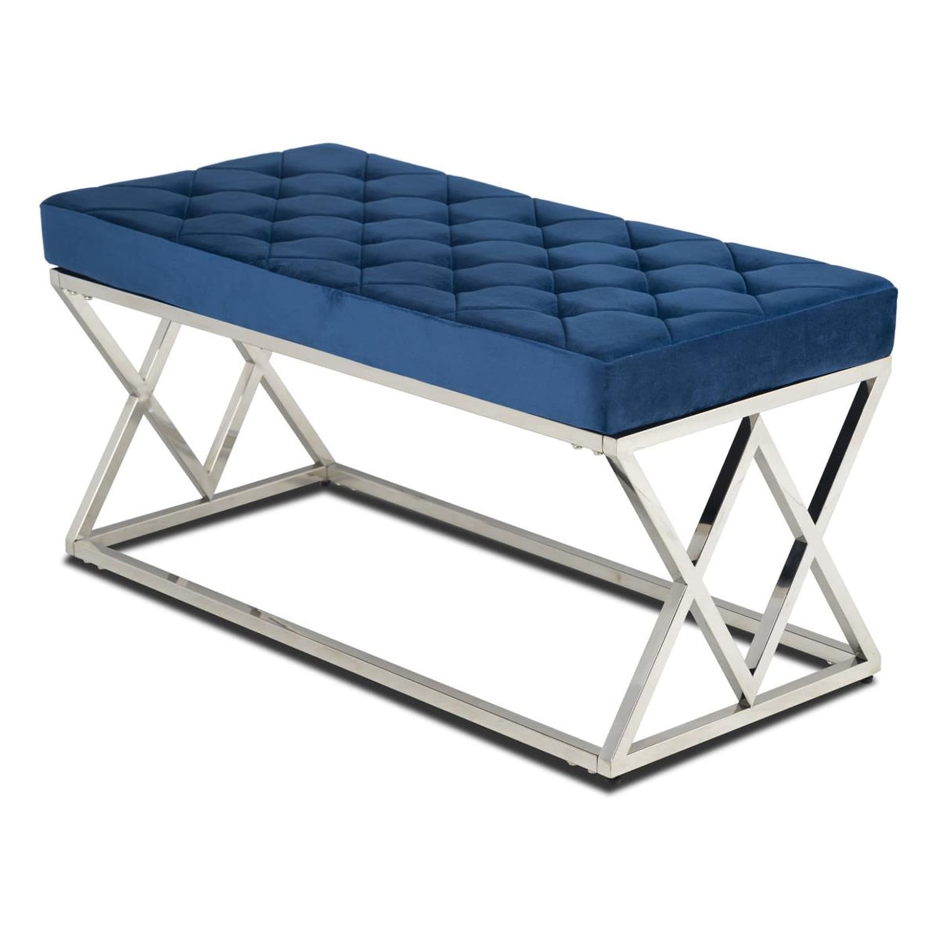 

Pikowane siedzisko Timantti Silver Navy