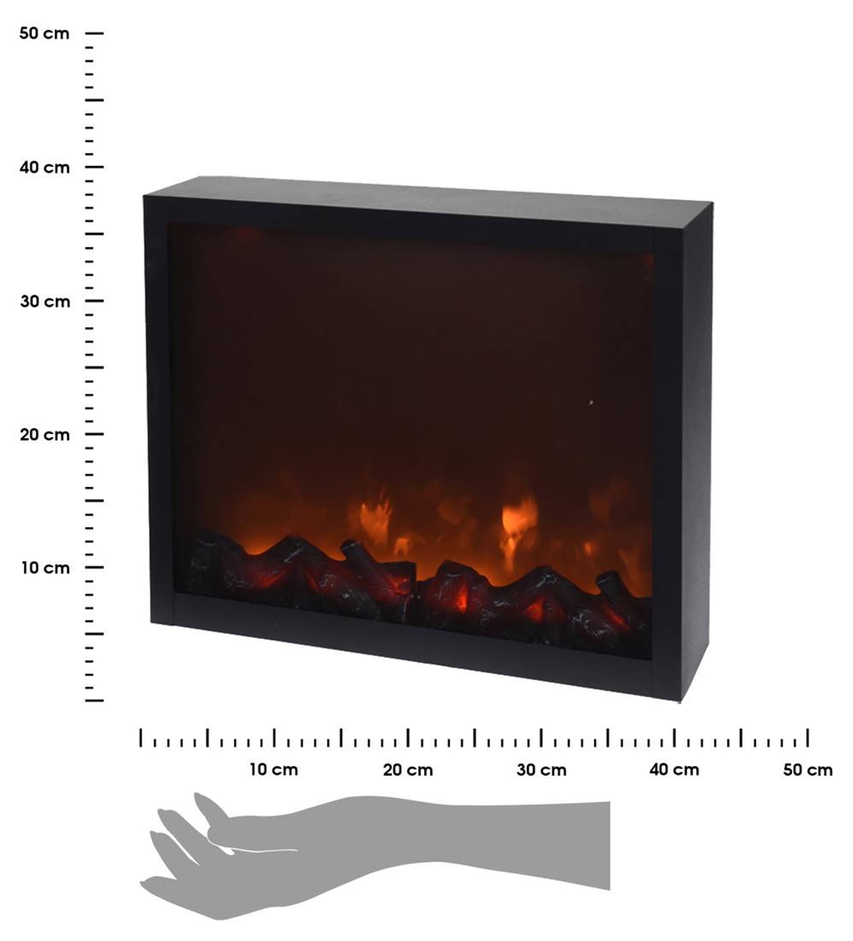 

Kominek elektryczny LED 41x35 cm