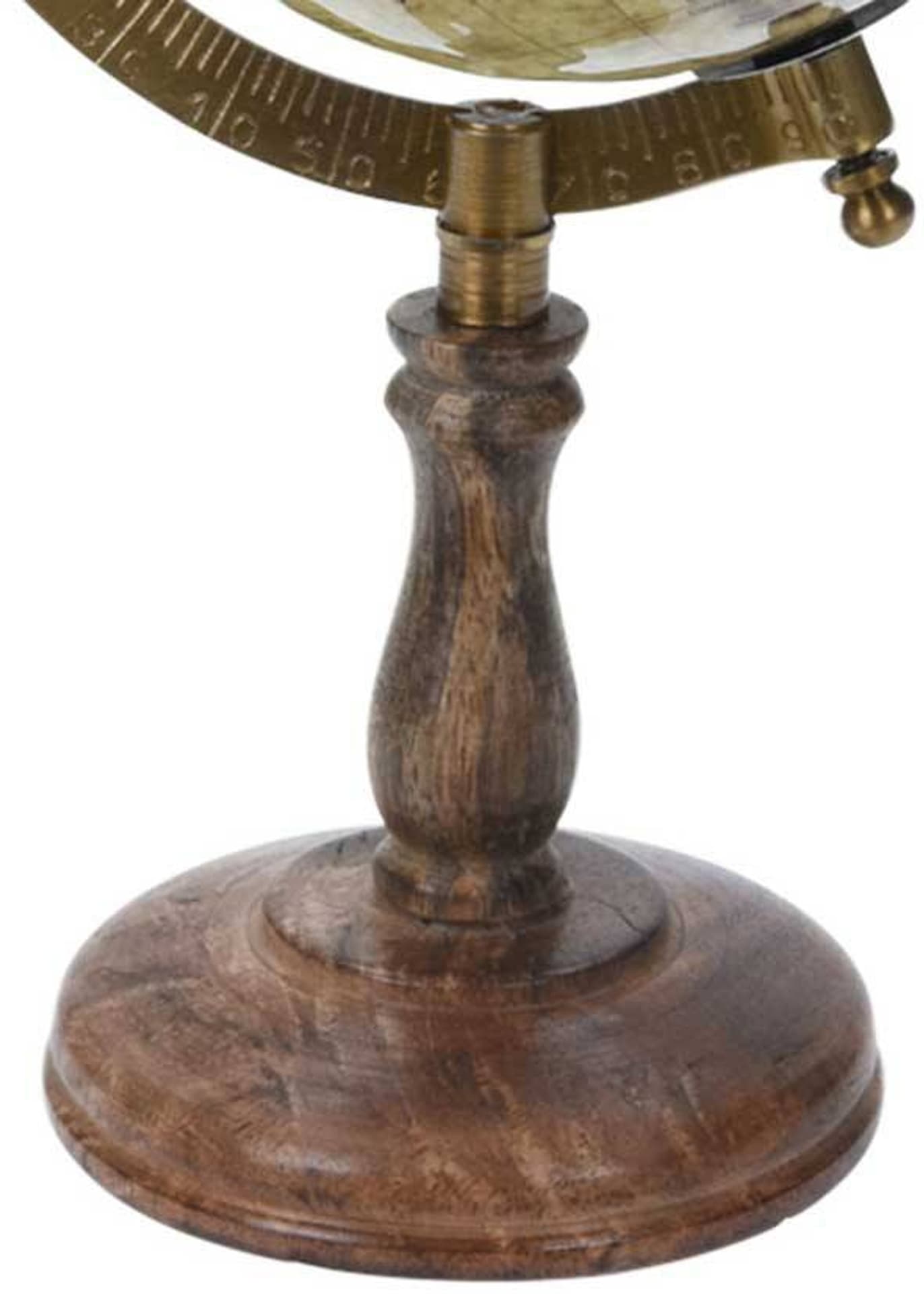 

Dekoracyjny globus świata beżowy 28 cm