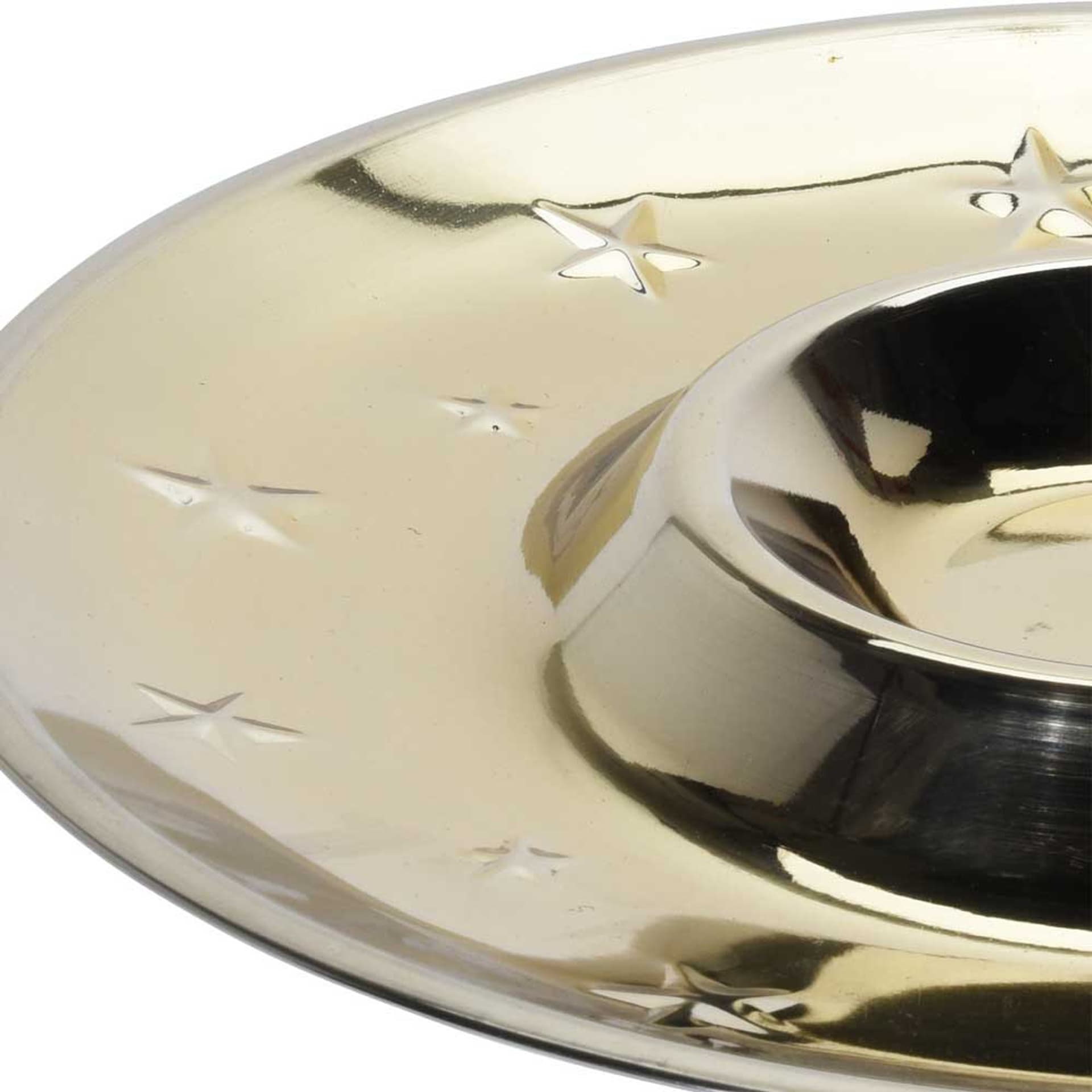

Okrągła patera złota Star 30 cm