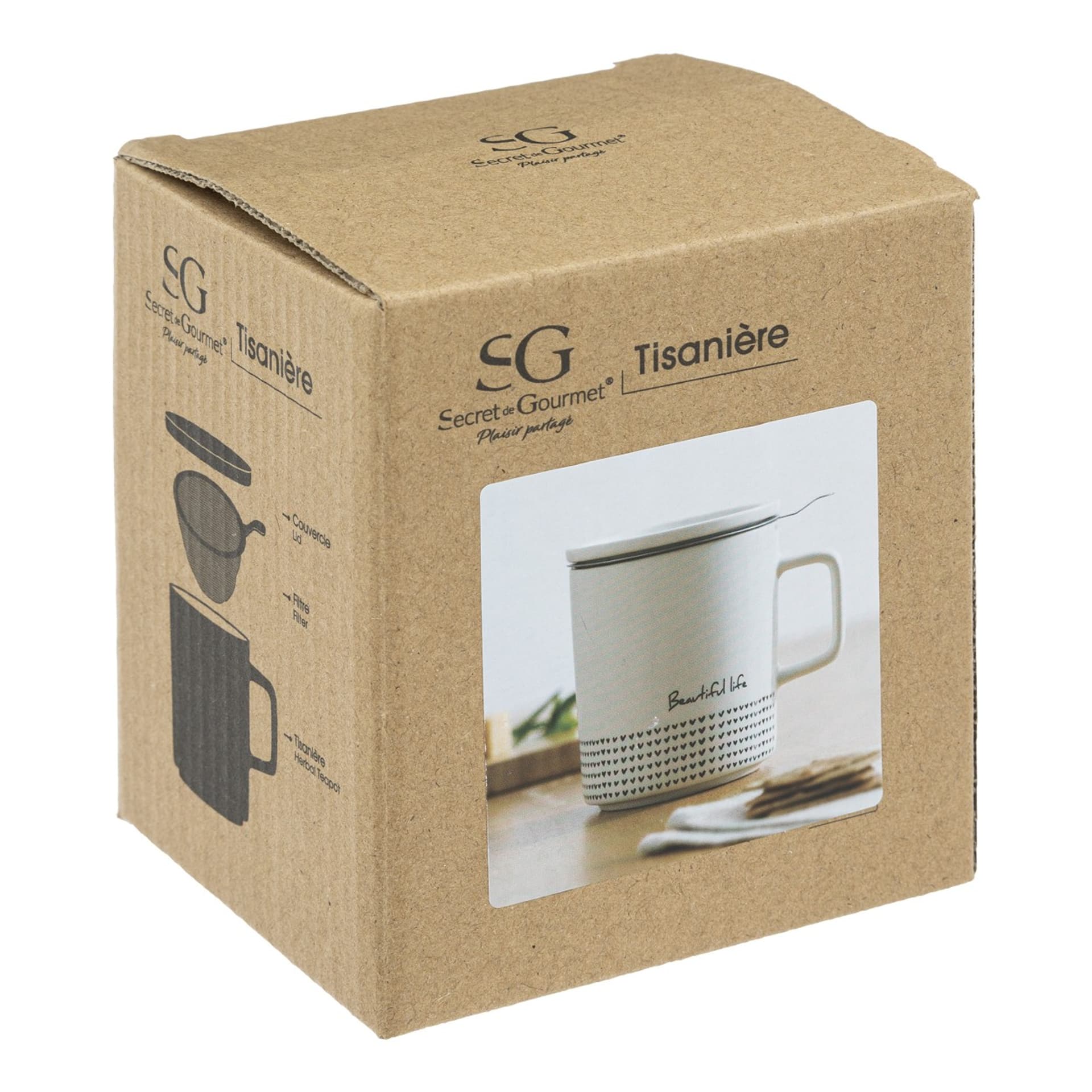 

Kubek z zaparzaczem Happy Life 350 ml