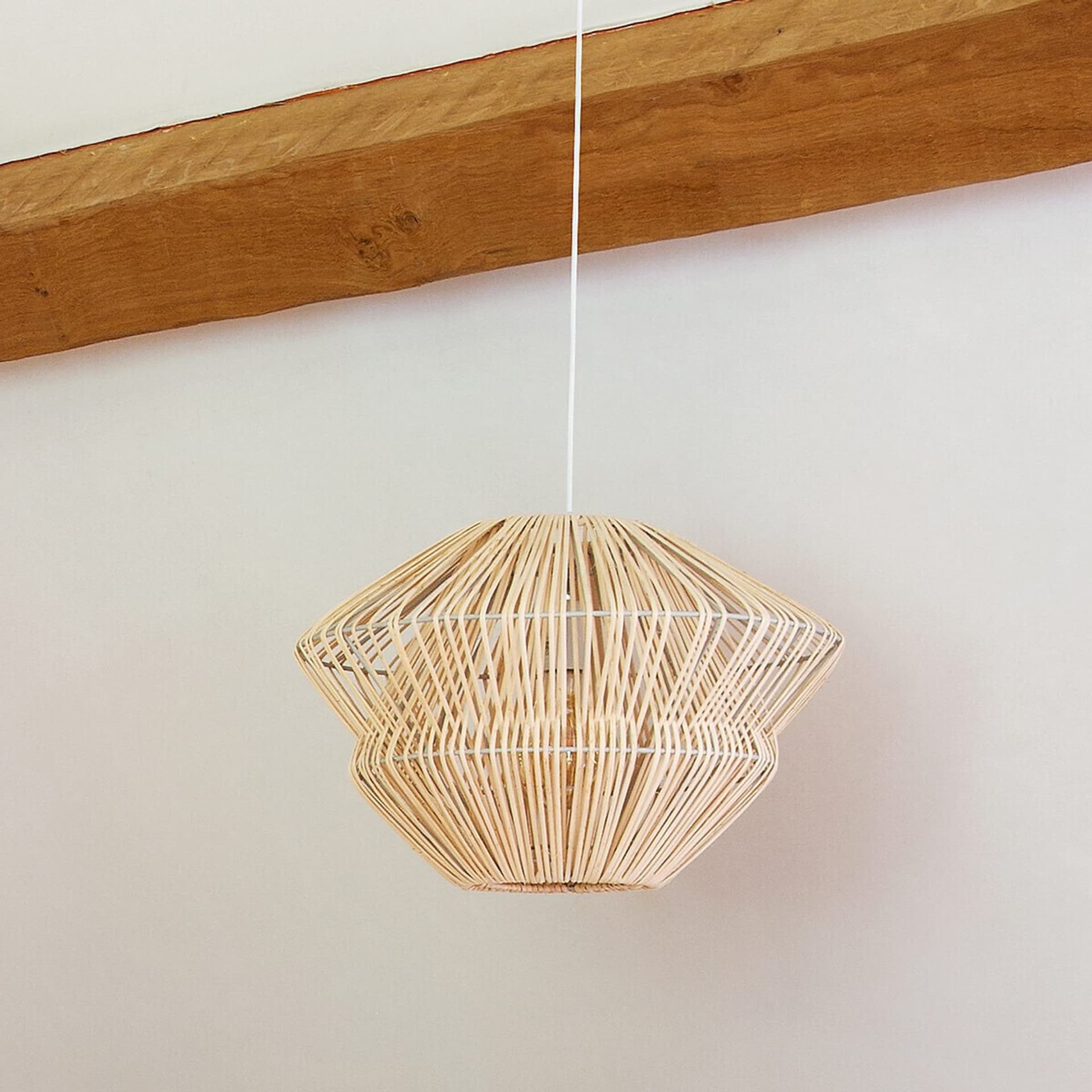 

Lampa wisząca Ludza rattanowa 44 cm