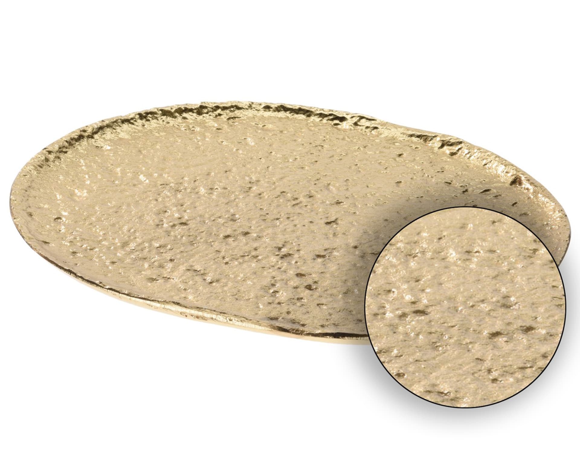 

Patera złota Glamour 29x26 cm