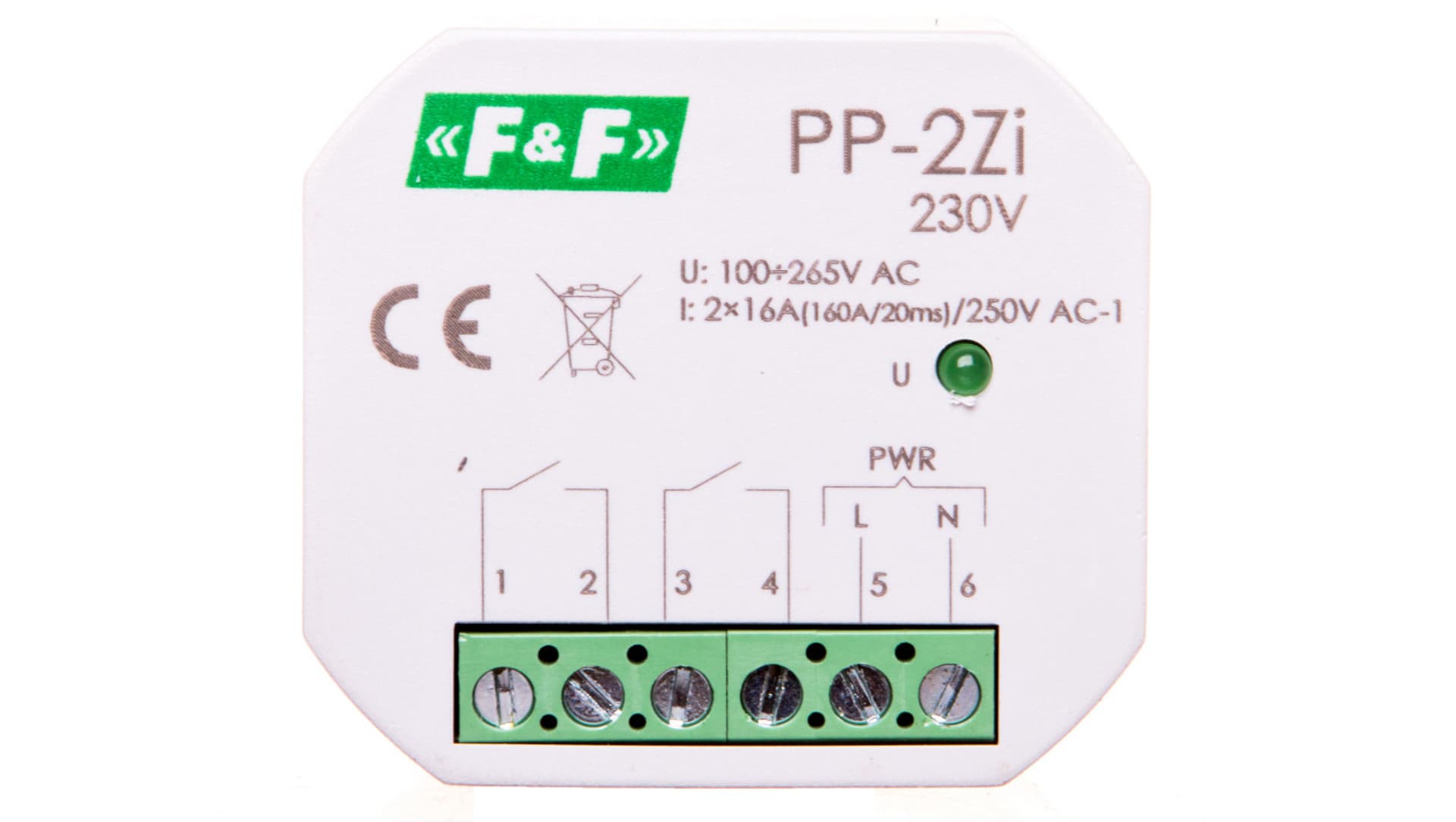 

Przekaźnik elektromagnetyczny 2Z 16A 100-265V AC (160A/20ms) PP-2Zi-230V, 160a/20ms) pp-2zi-230