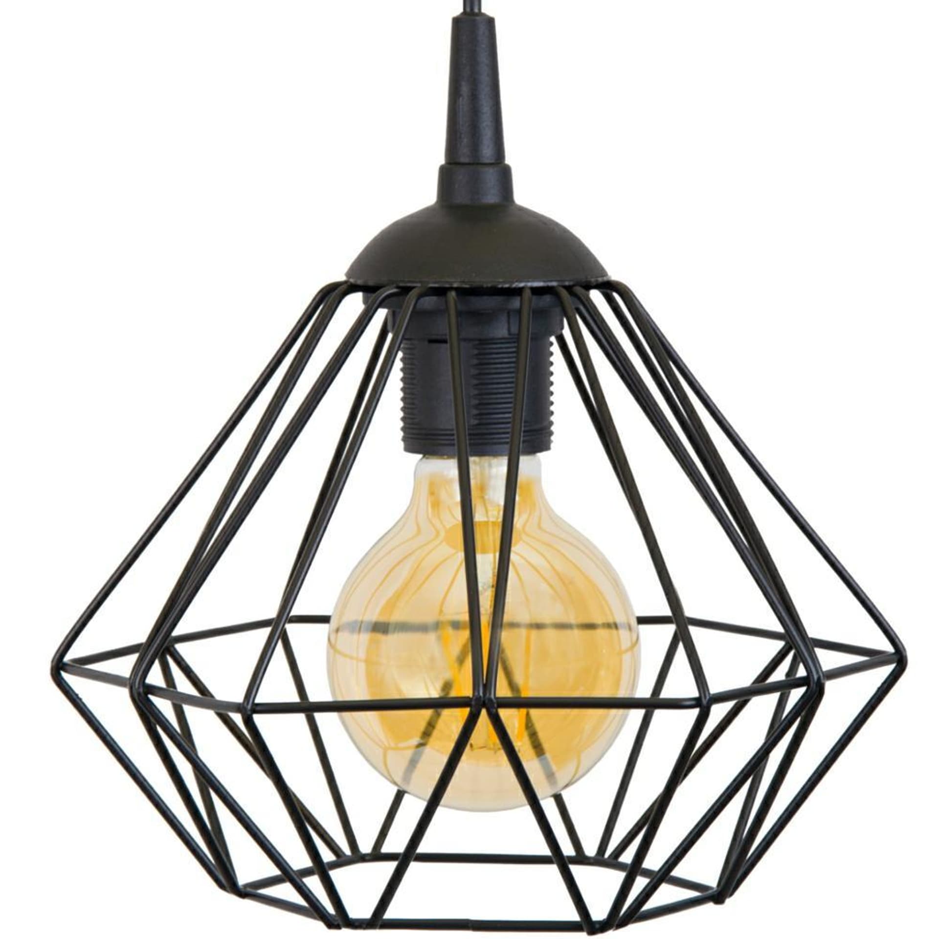 

Lampa geometryczna Diamond czarna 19 cm LOFT