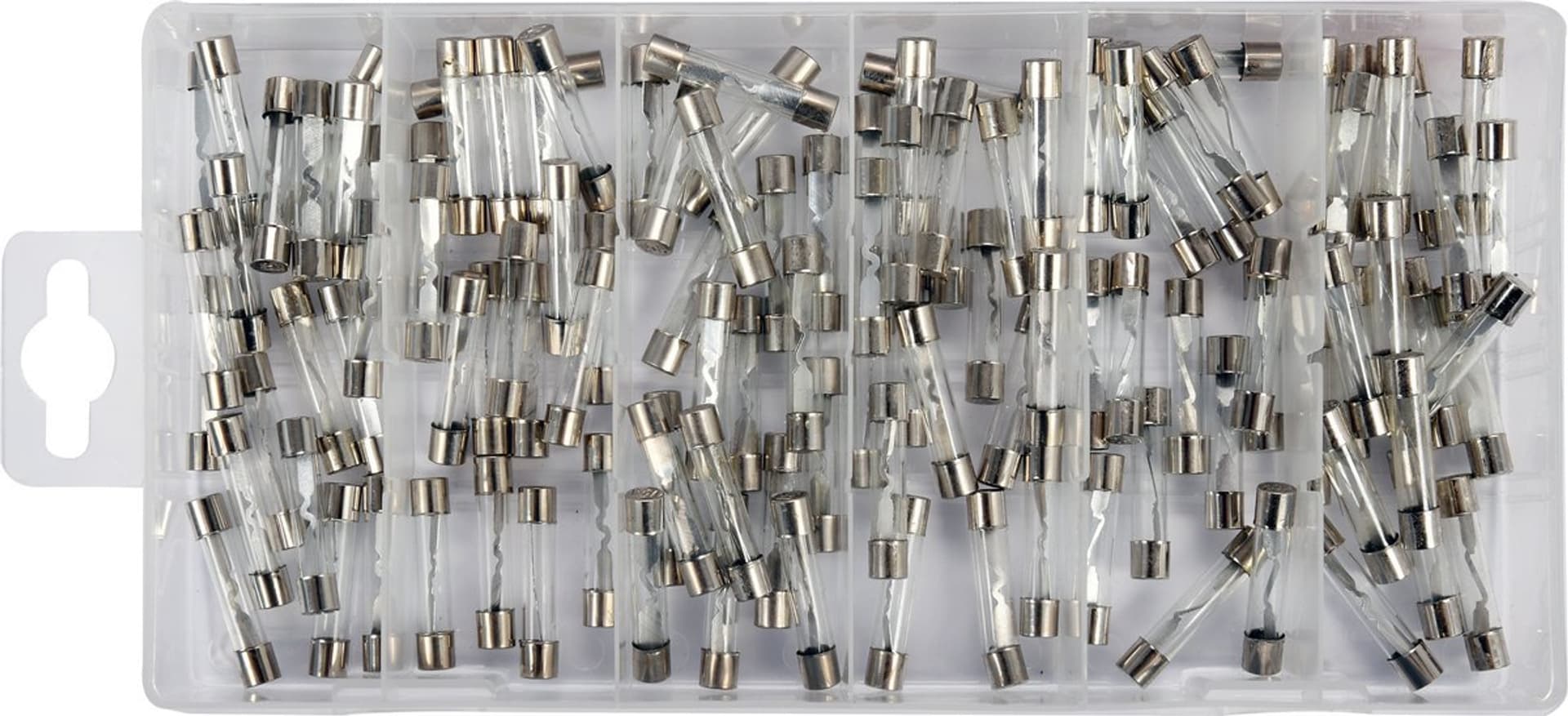 

ZESTAW BEZPIECZNIKÓW SZKLANYCH 6X30MM 120 SZTUK MIX