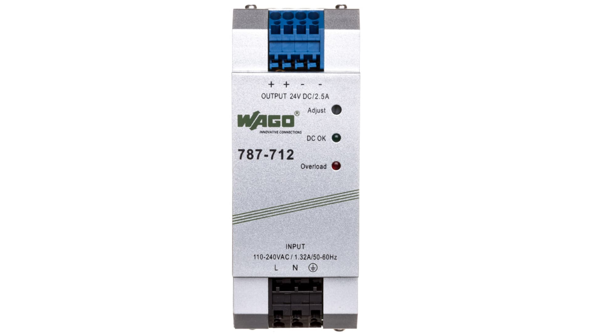 

Zasilacz ECO 24V DC 2,5A impulsowany po stronie pierwotnej 787-712 EPSITRON