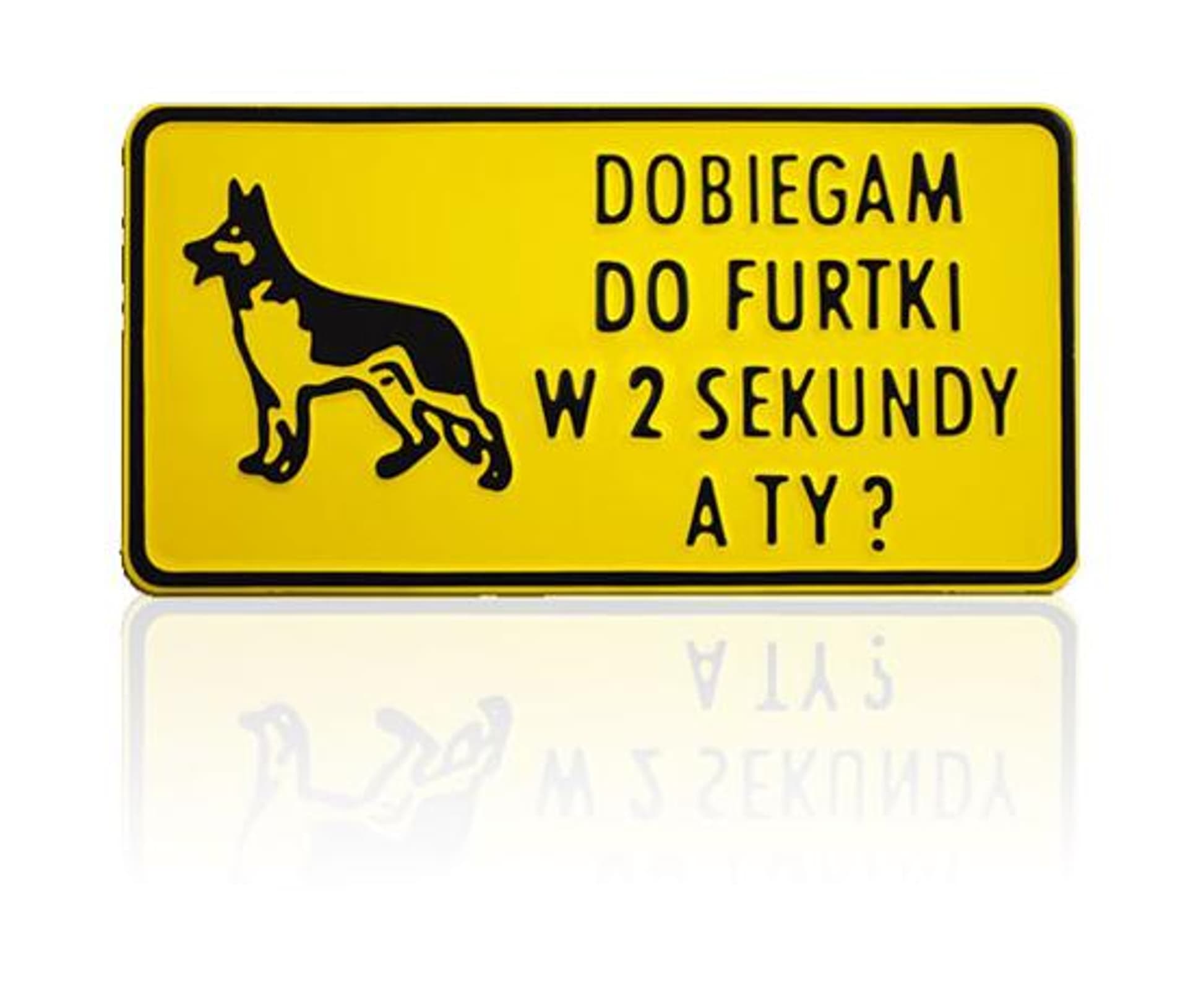 

TABLICA 15*29CM DOBIEGAM DO FURTKI W 2 SEKUNDY A TY
