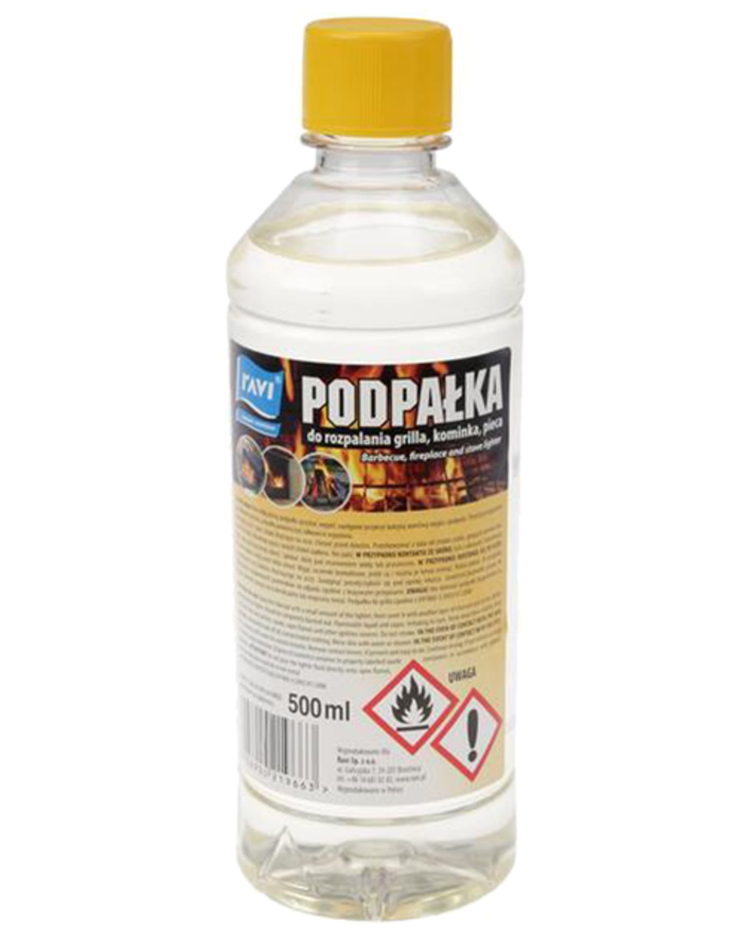 Podpałka do rozpalania grilla, kominka, pieca 500 ml