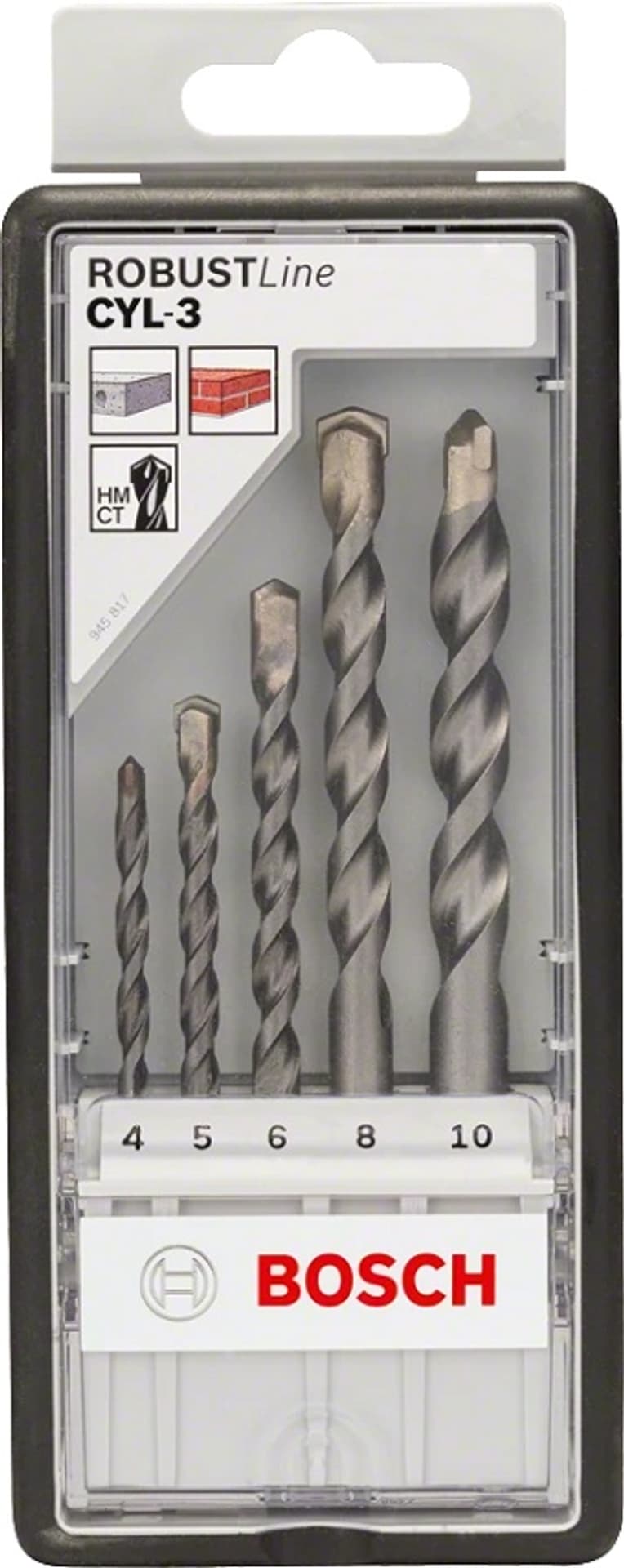 

ZESTAW WIERTEŁ CYL-3 FI 4,5,6,6,8,10,12 7SZT.