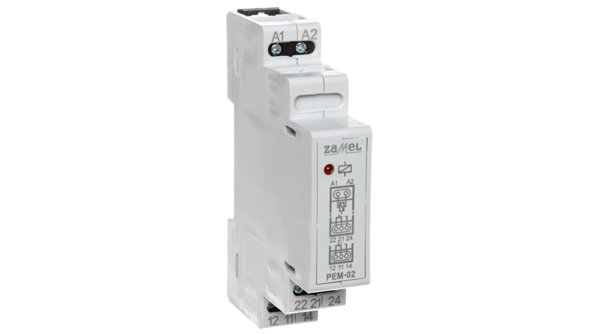 

Przekaźnik elektromagnetyczny 24V AC/DC 2x8A PEM-02/024 EXT10000096