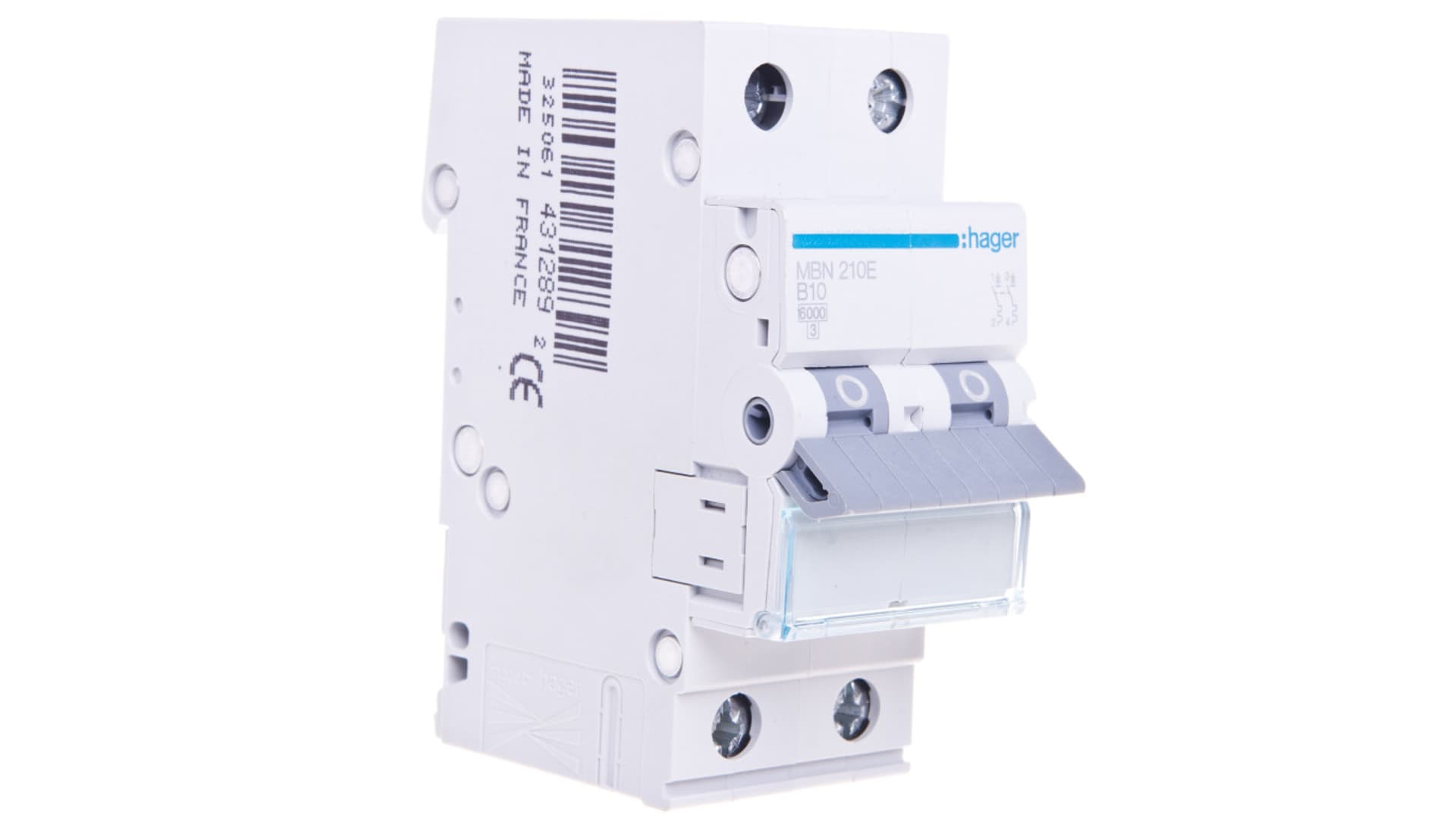 

Wyłącznik nadprądowy 2P B 10A 6kA AC MBN210E