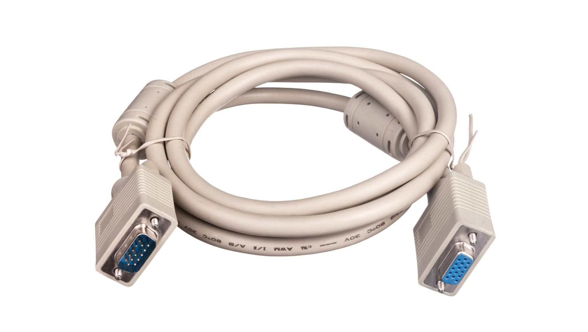 

Kabel przedłużający SVGA Typ DSUB15/DSUB15, M/Ż beżowy 1,8m AK-310203-018-E
