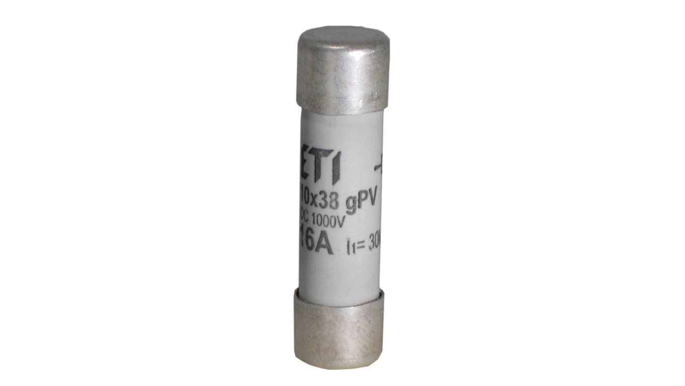 

Wkładka bezpiecznikowa cylindryczna PV 10x38mm 2A gPV 1000V DC CH10 002625101