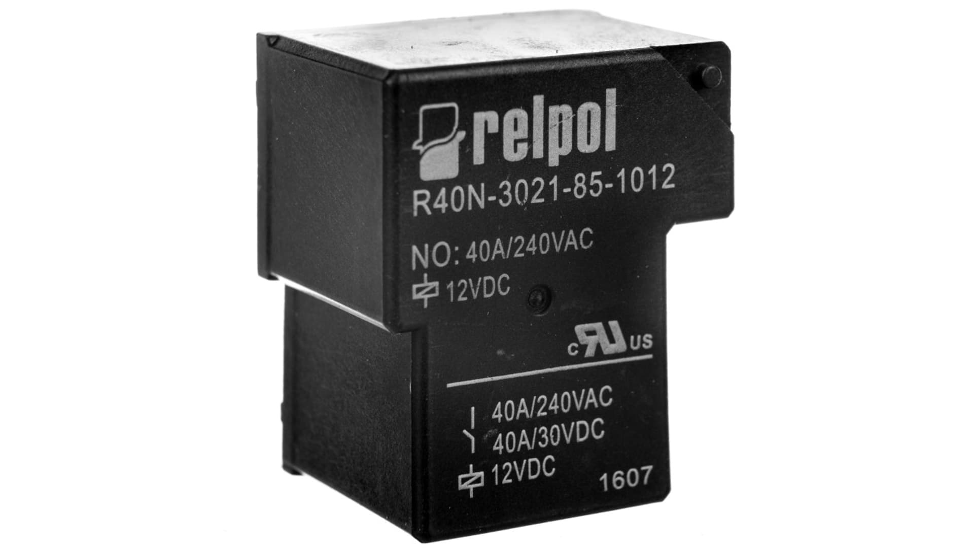 

Przekaźnik przemysłowy 1Z 40A 12V DC PCB R40N-3021-85-1012 2614739