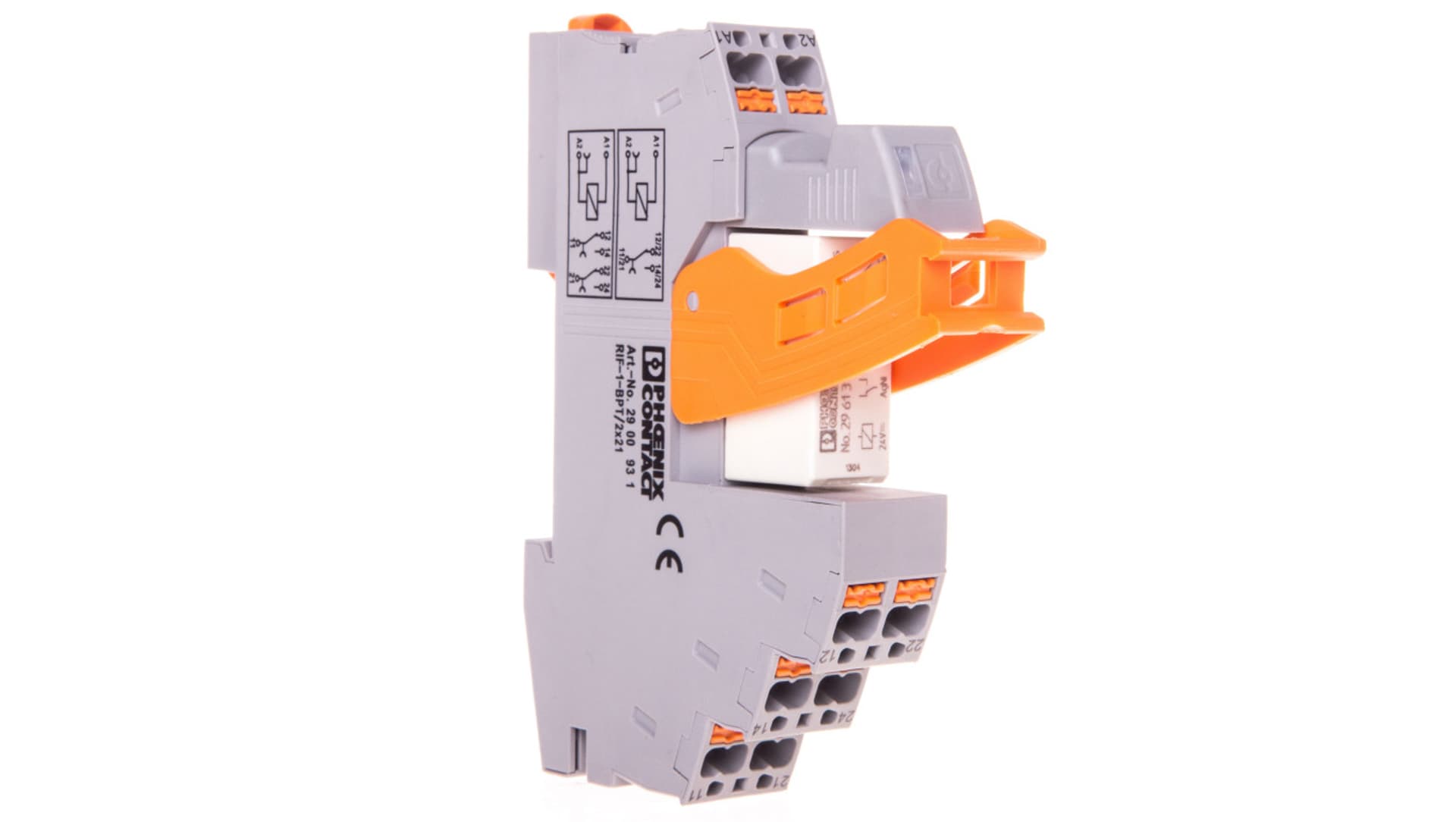 

Przekaźnik interfejsowy z zaciskami push-in 1P 11A 24V DC RIF-1-RPT-LDP-24DC/1X21 2903342