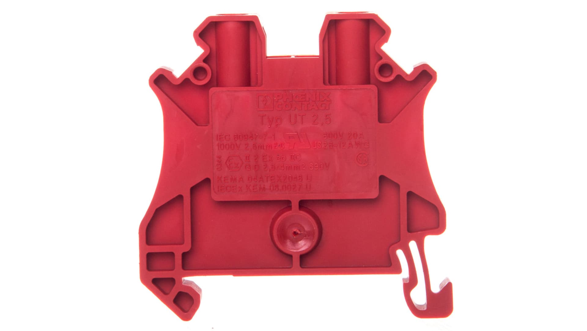 

Złączka szynowa 2-przewodowa 0,14-4mm2 czerwona UT 2,5 RD 3045062 /50szt./