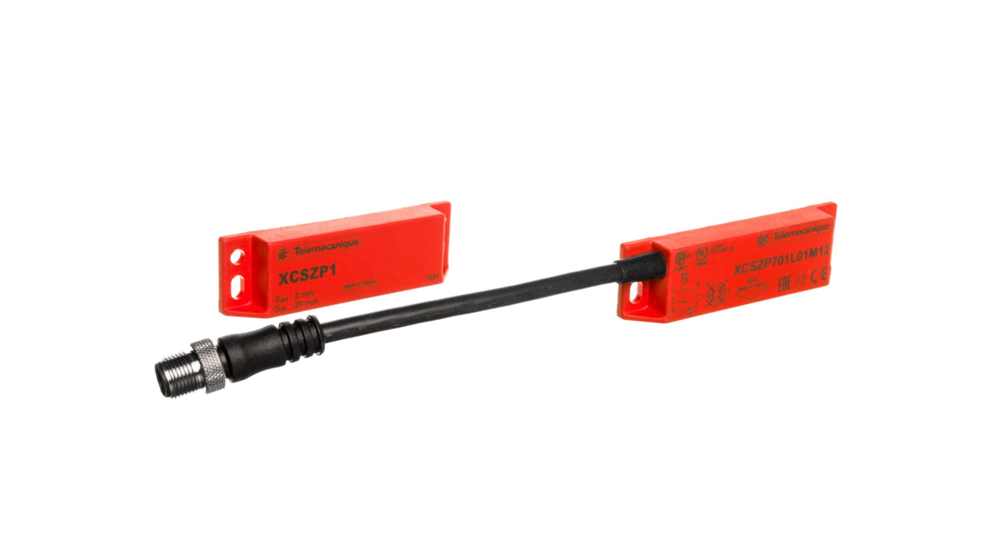 

Wyłącznik krańcowy bezpieczeństwa 1Z 2R M12 z LED XCSDMP701L01M12