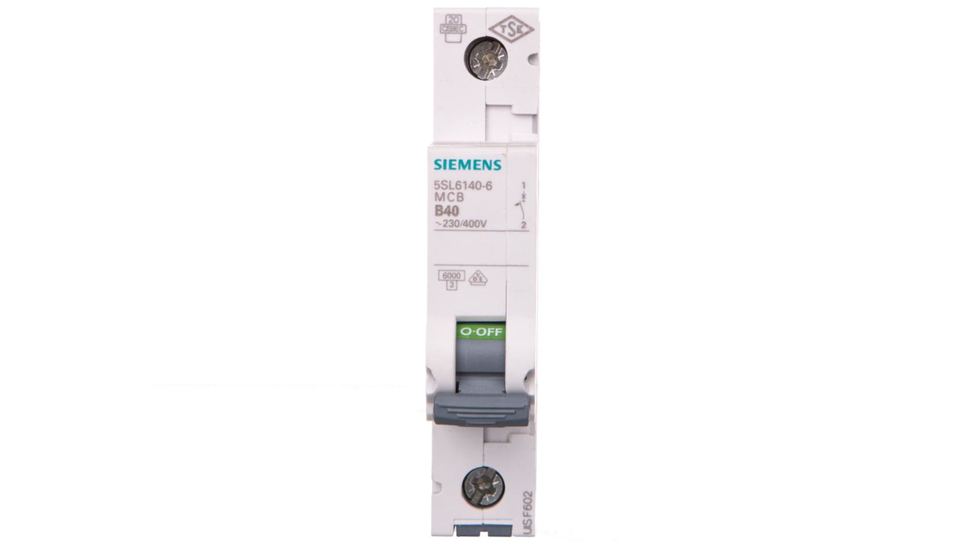 

Wyłącznik nadprądowy 1P B 40A 6kA AC 5SL6140-6