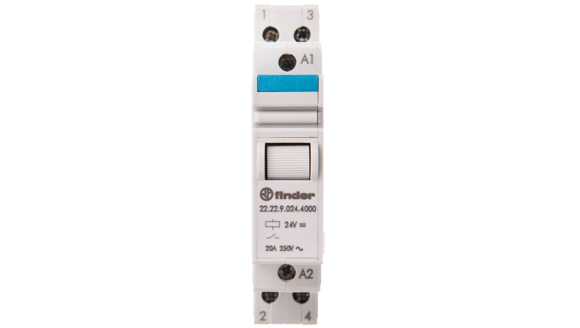 

Przekaźnik modułowy mocy 2Z 20A 24V DC, styk AgSnO2 22.22.9.024.4000