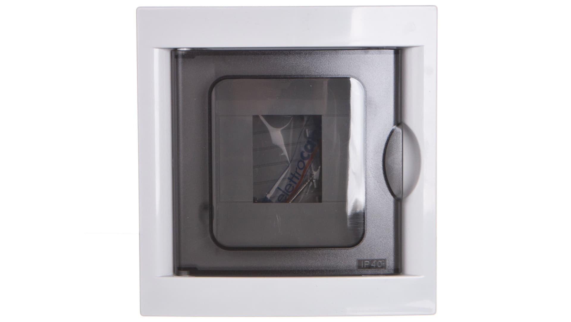 

Rozdzielnica modułowa 1x4 podtynkowa drzwi transp. seria 630 IP40 154x160x80 szara EC63004