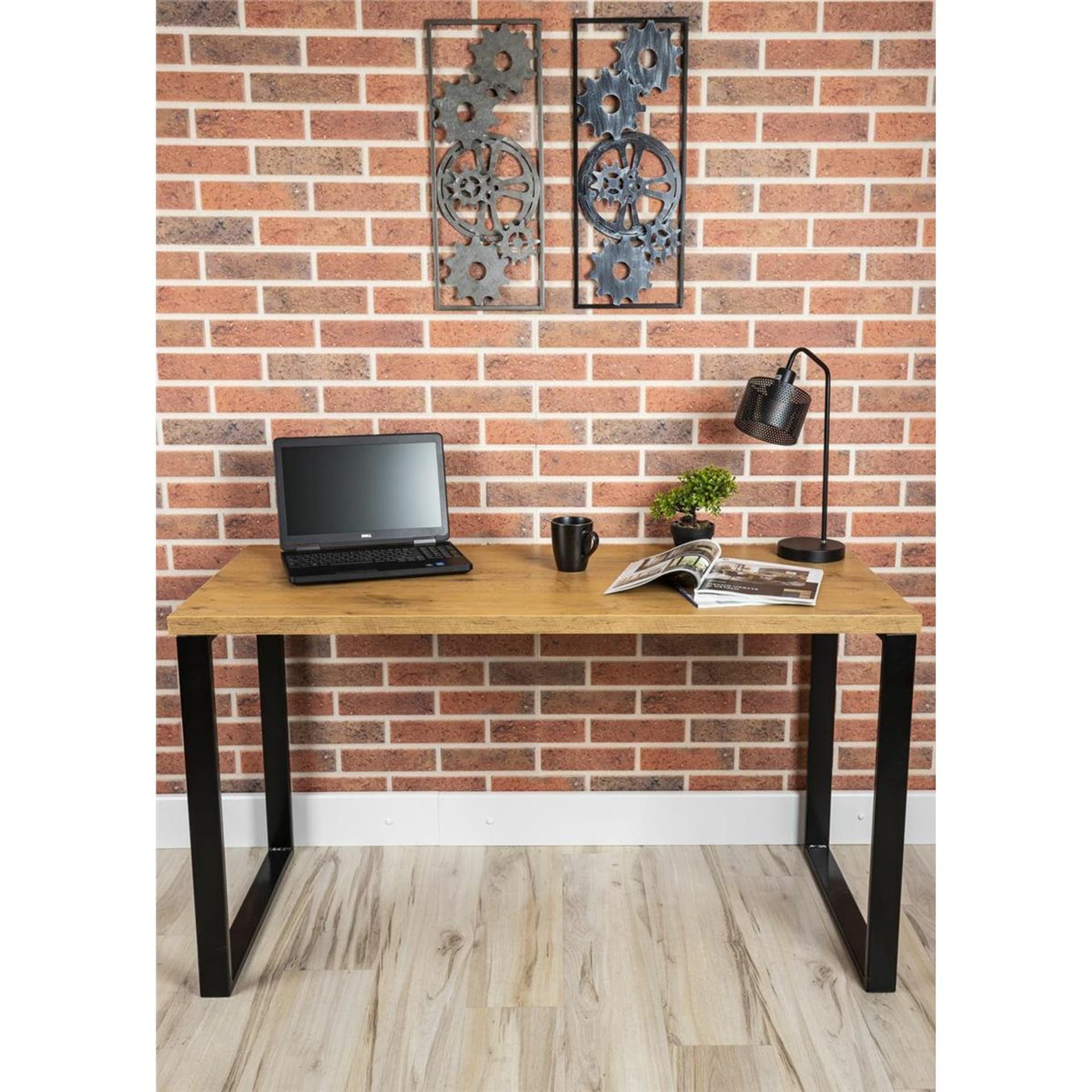 

Biurko industrialne 140x60 cm blat MDF