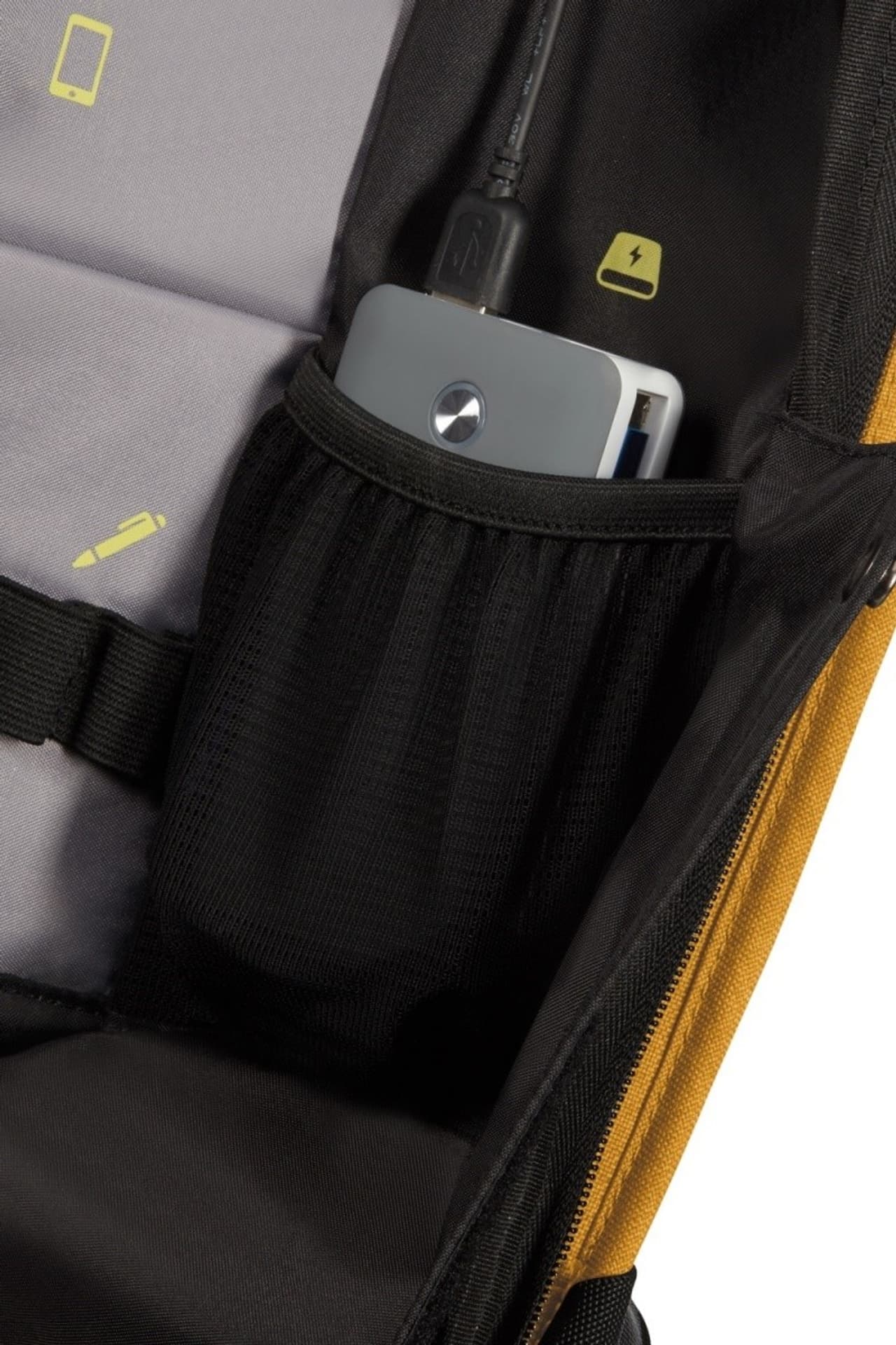 

Plecak SECURIPAK 15.6 Sunset żółty KA6-06-001