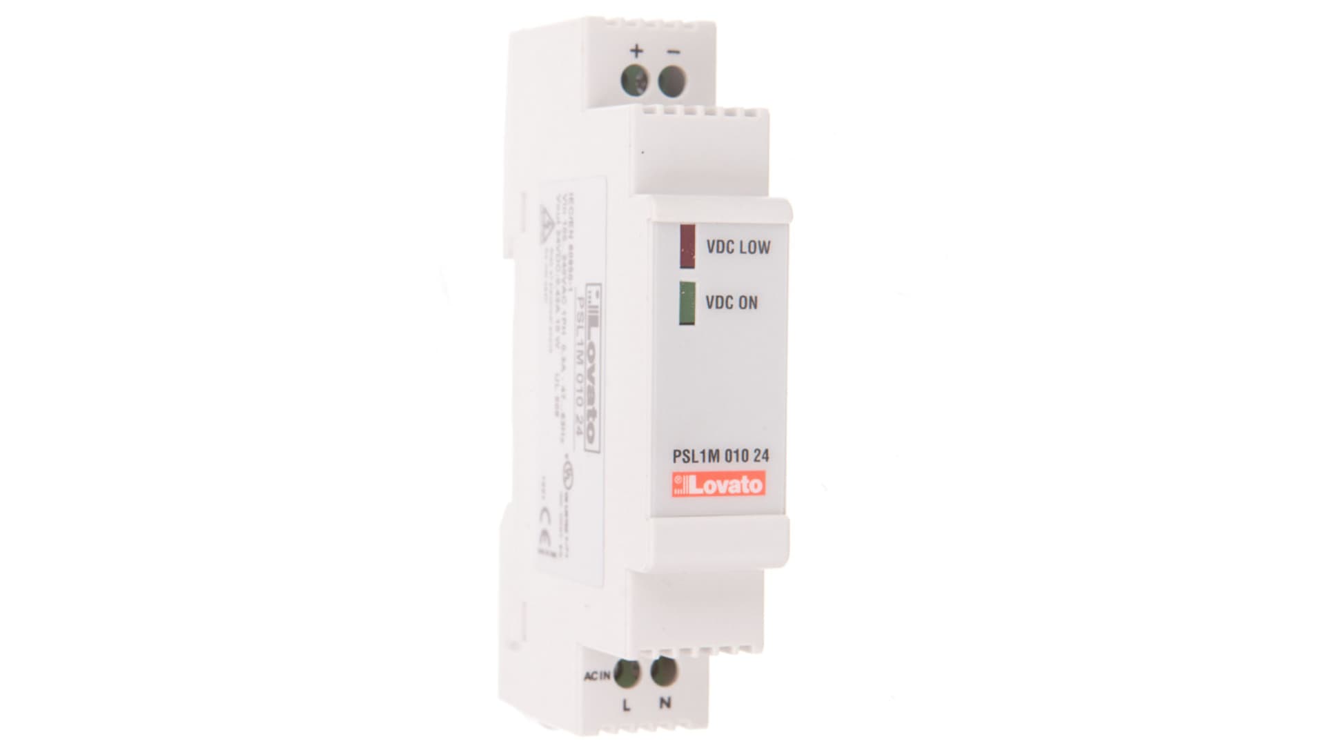 

Zasilacz impulsowy modułowy 24VDC 0,42A 10W, wejście 100-240VAC PSL1M01024