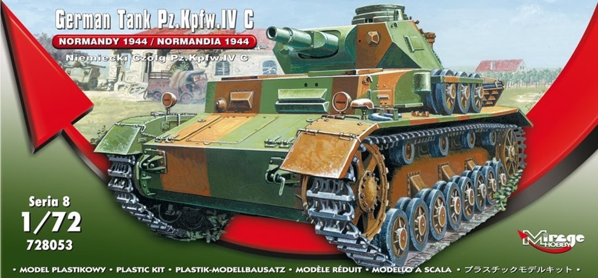 

Model do Sklejania Czołg PzKpfw IV Ausf. C 1944