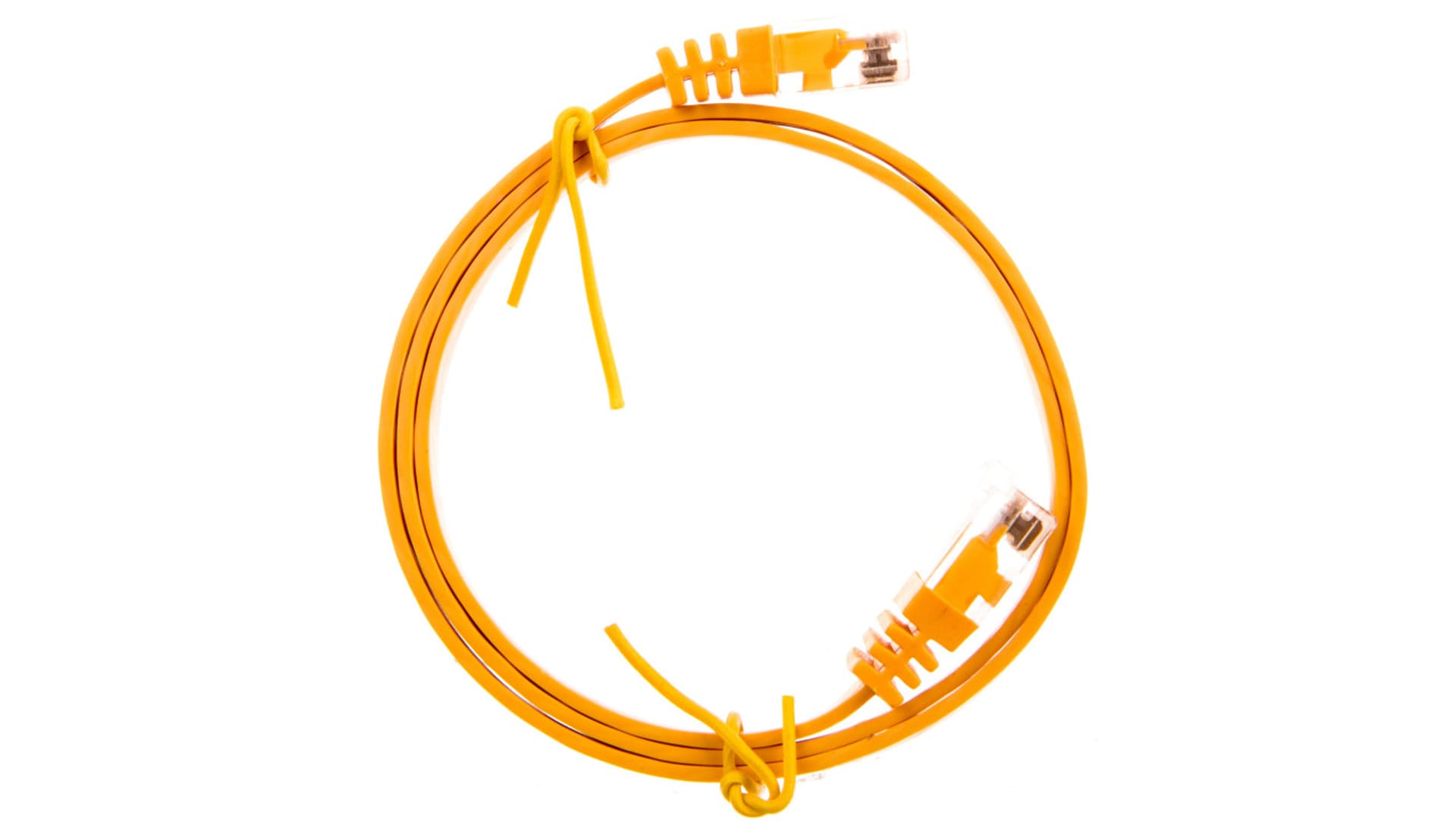 

Kabel krosowy płaski patchcord U/UTP kat.6 żółty 0,5m 96396