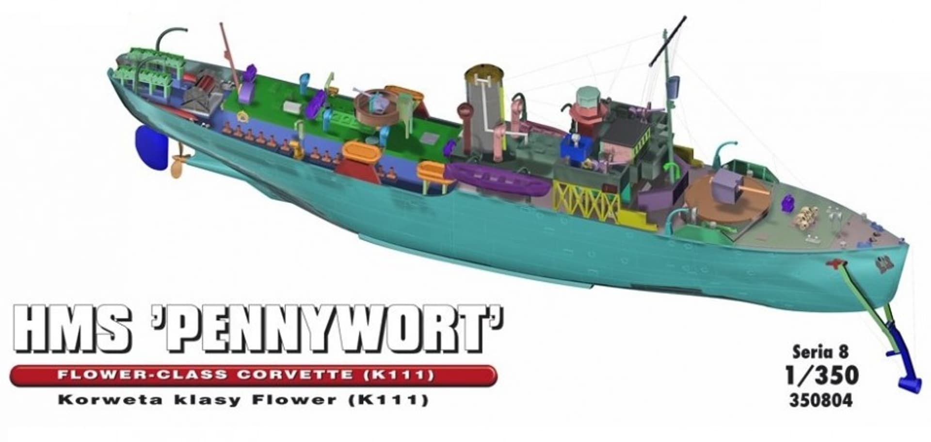 

HMS "PENNYWORT" Brytyjska Korweta klasy Flower K111
