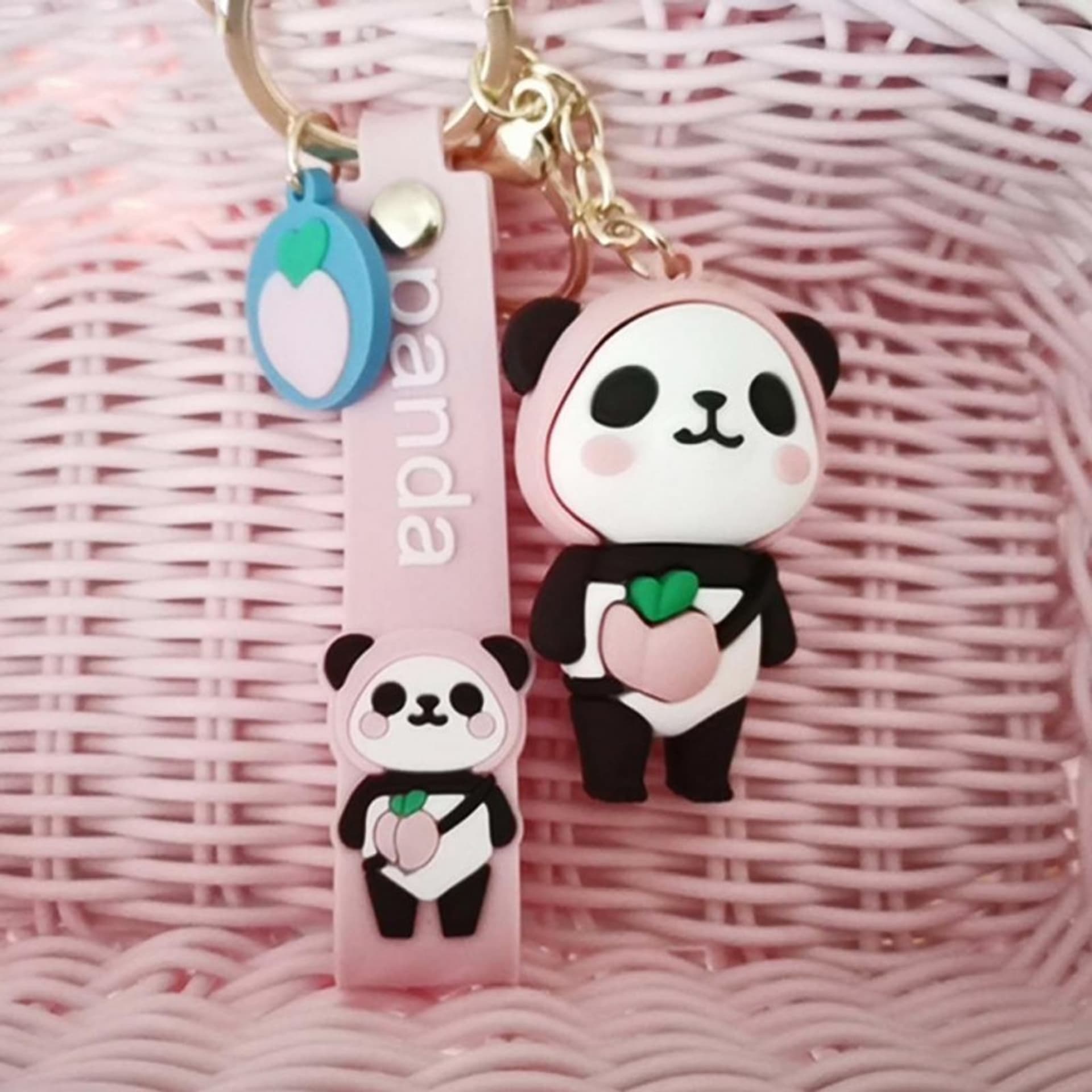 

Brelok do kluczy Panda pink BRL86