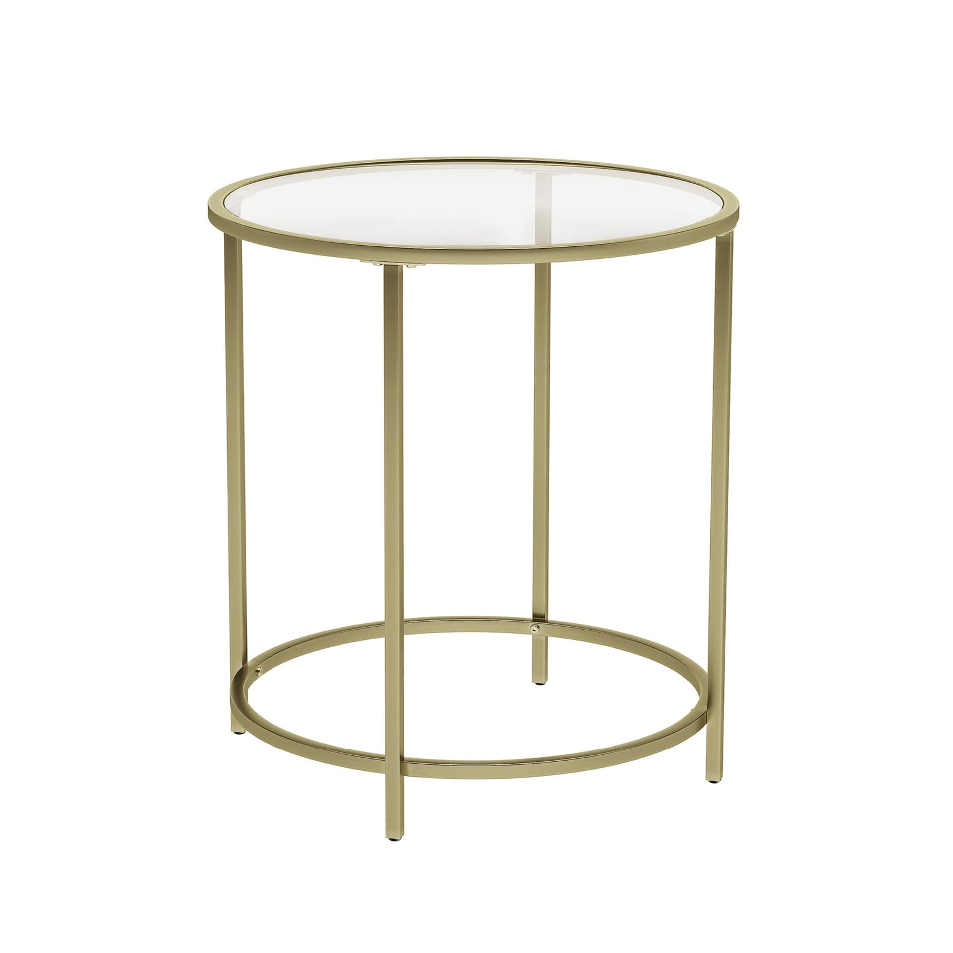 

Stolik pomocniczy kawowy złoty GLAMOUR 50 cm