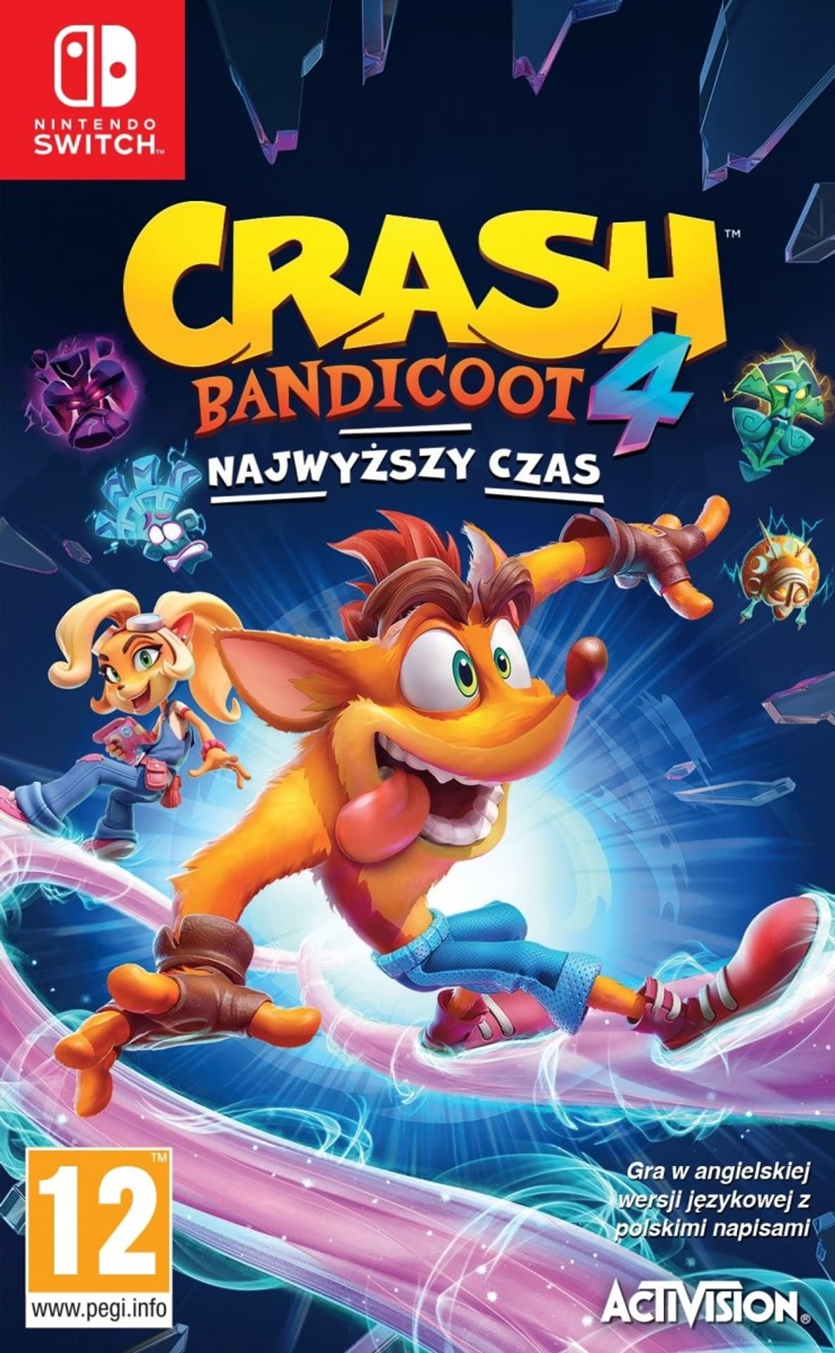 

Gra Nintendo Switch Crash Bandicoot 4 Najwyższy Czas