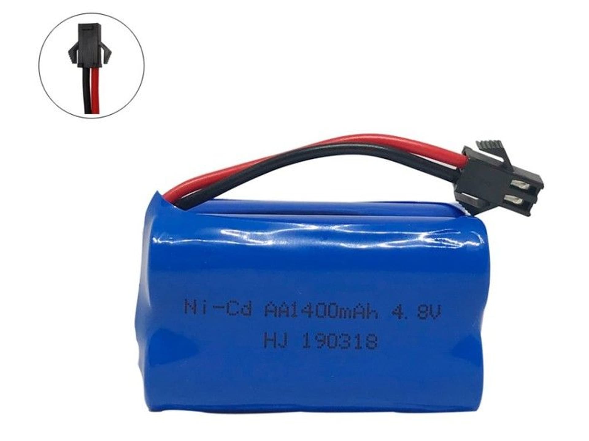 

Pakiet Akumulator Bateria Ni-Cd 4,8V 1400mAh HB SM2403, SM2401, SM2402 JST SM Do Buggy Auto Crawler