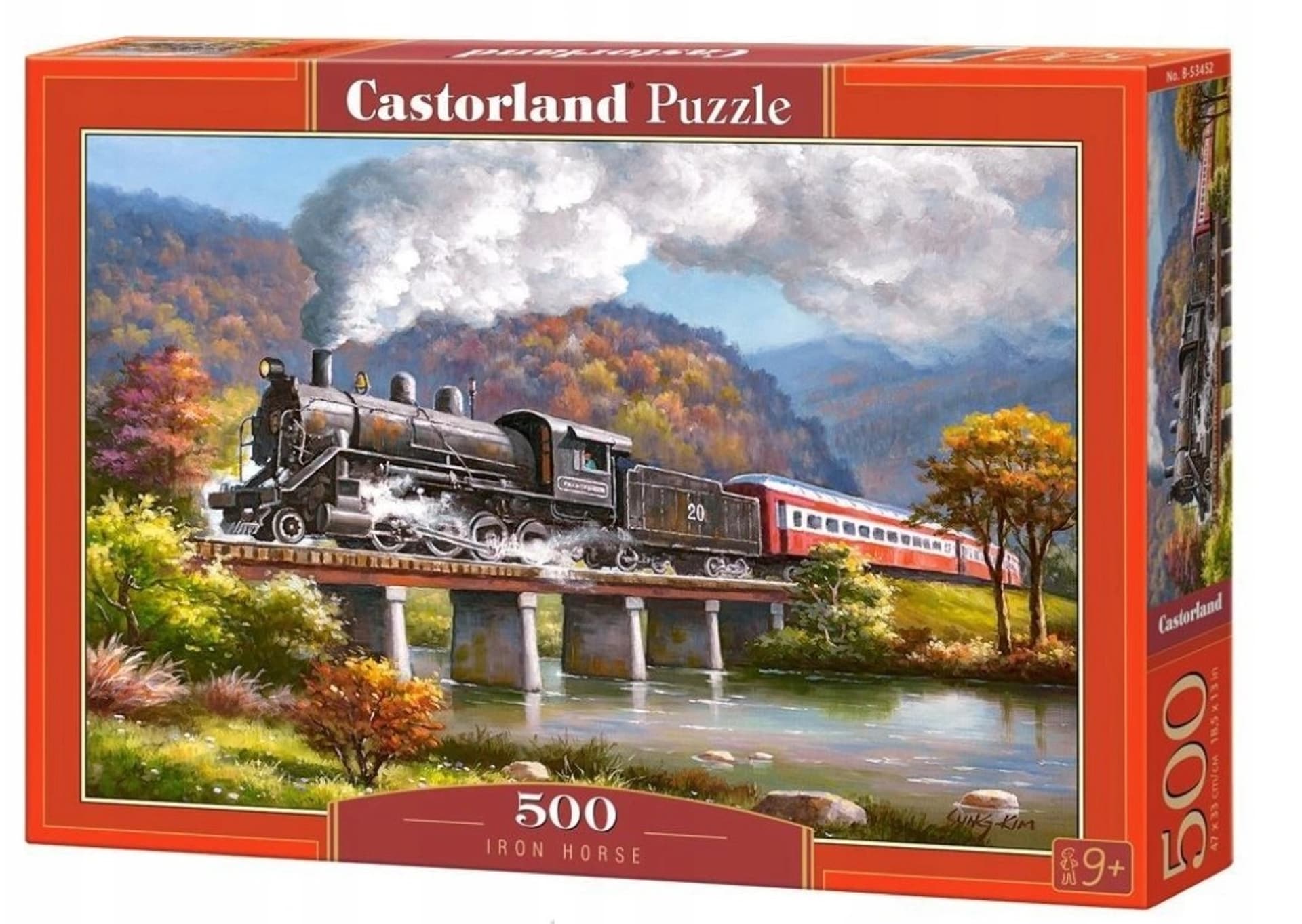 

Puzzle 500 elementów Pociąg Iron Horse