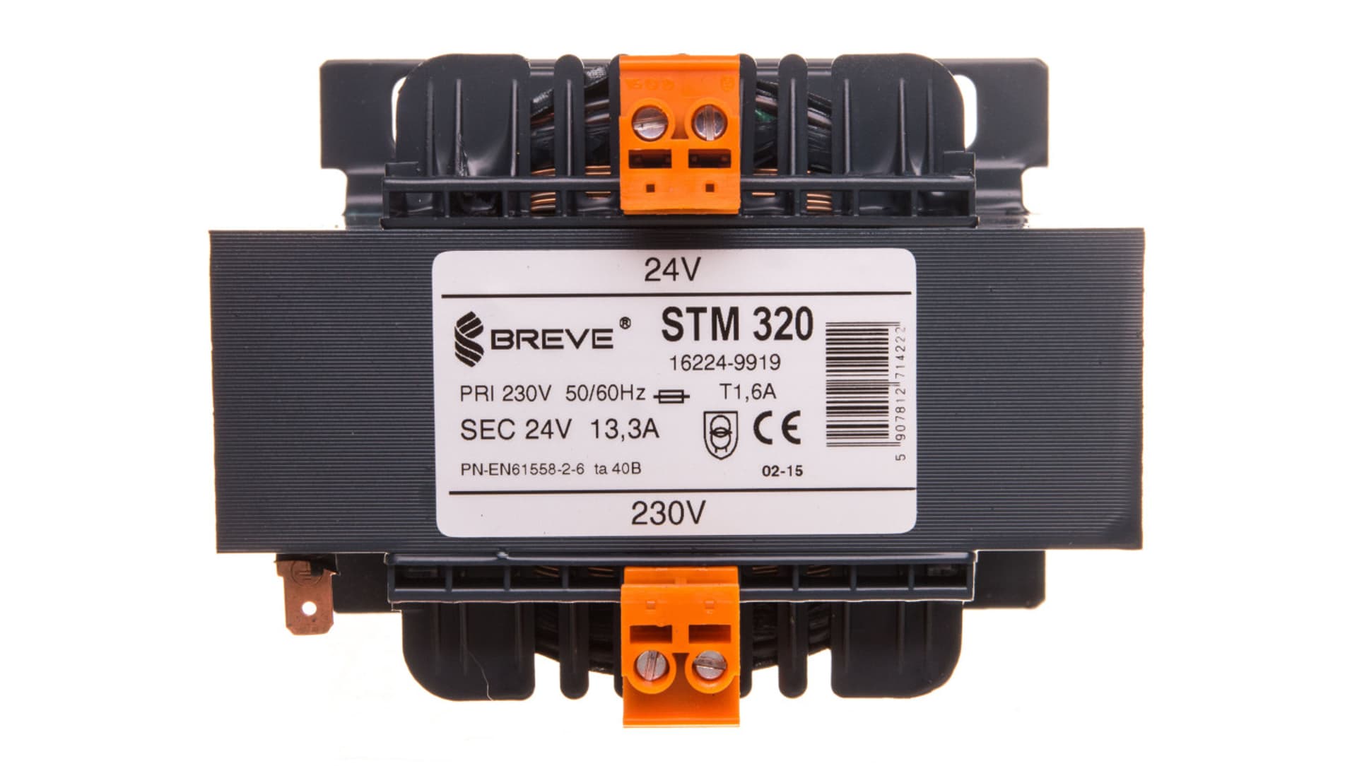 

Transformator 1-fazowy STM 320VA 230/24V 16224-9919