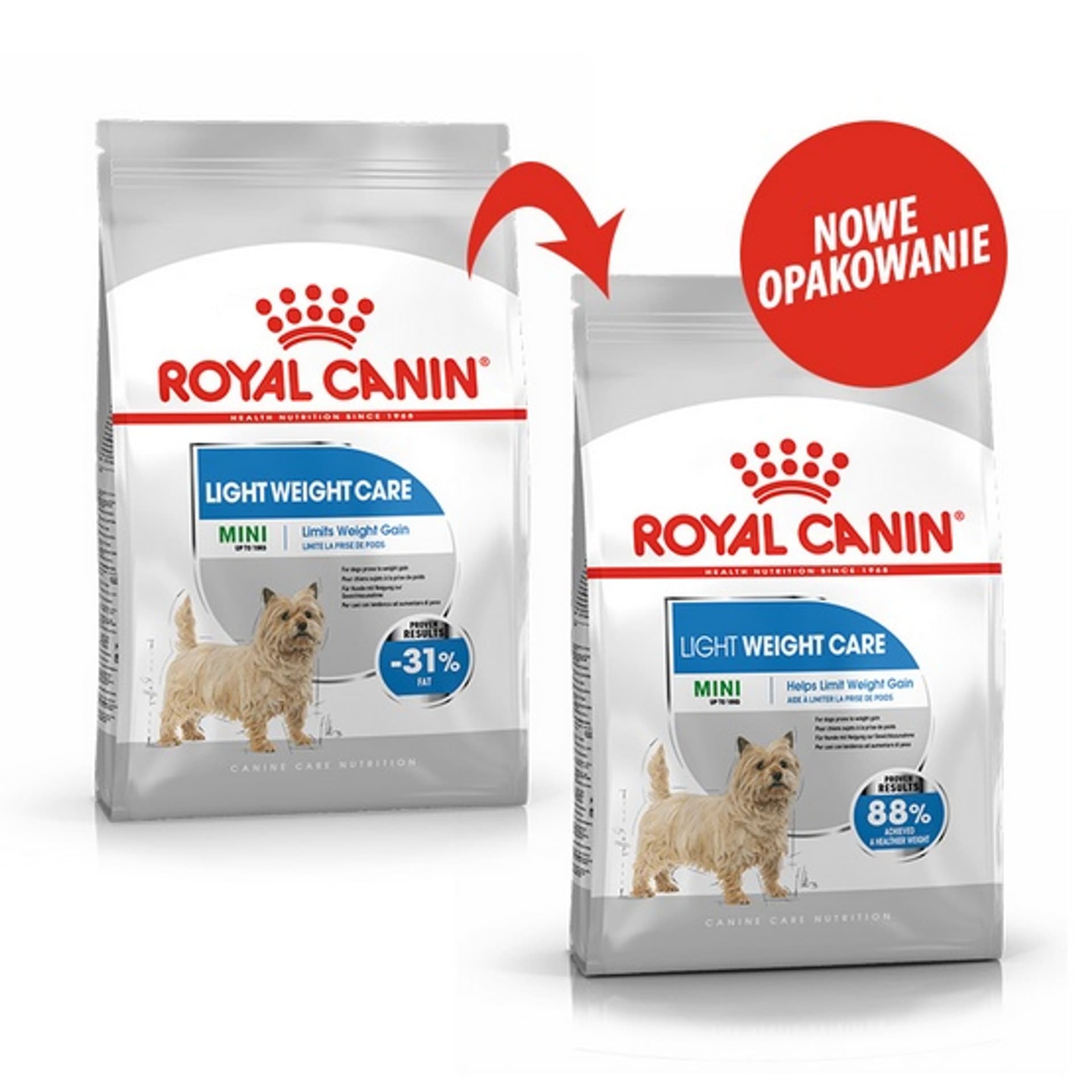 

Royal Canin Mini Light Weight Care karma sucha dla psów dorosłych, ras małych z tendencją do nadwagi 8kg