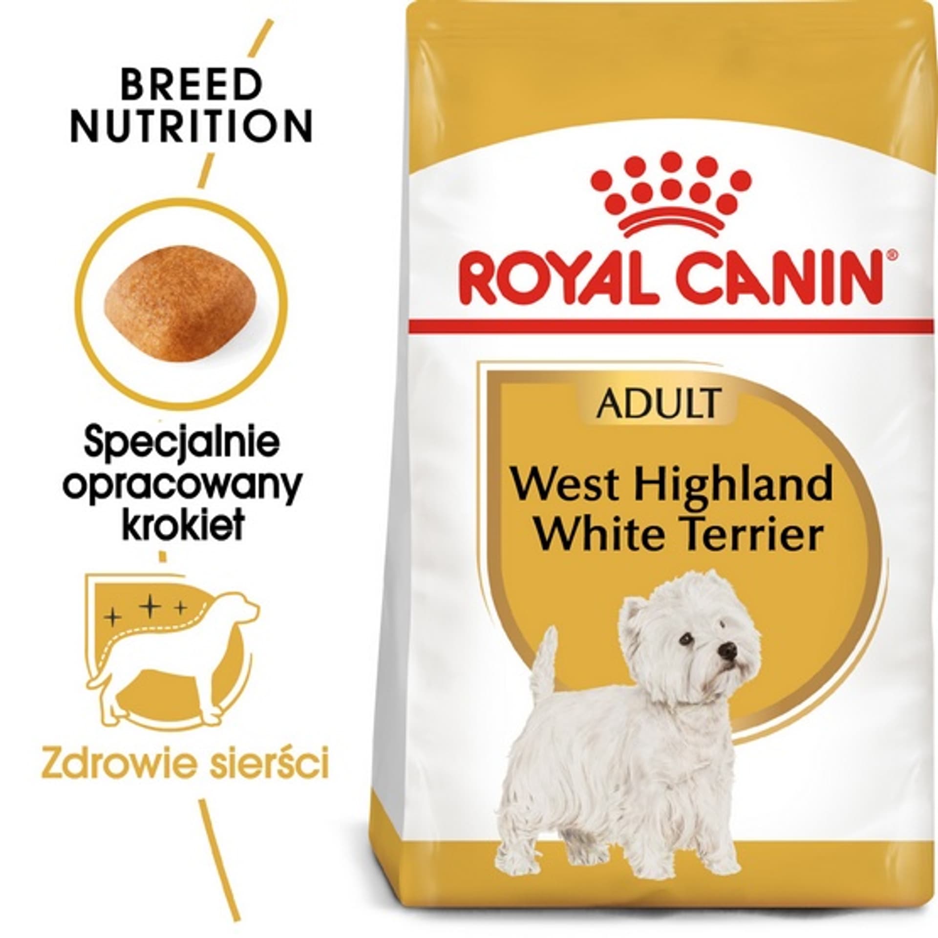 

Royal Canin BHN West Highland White Terrier Adult - sucha karma dla psa dorosłego - 3kg