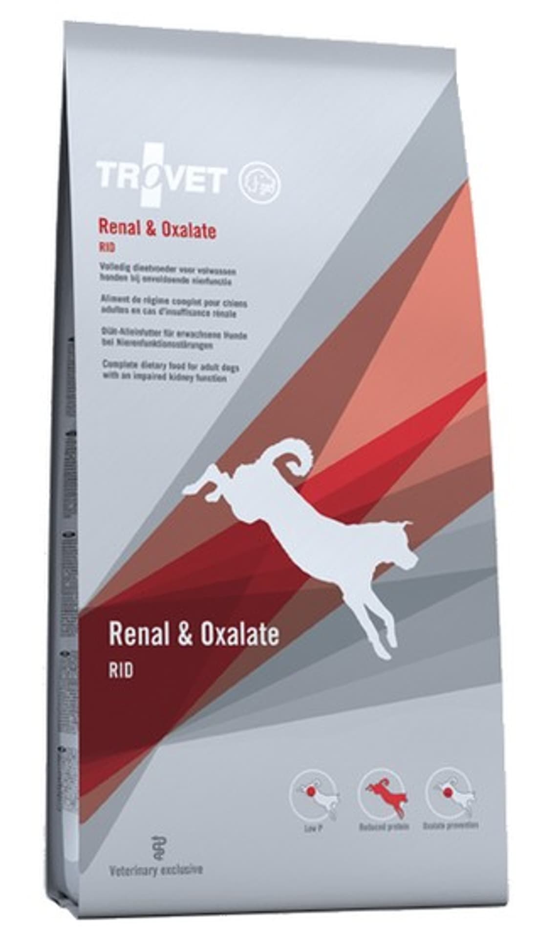 

Trovet Renal & Oxalate RID 12,5 kg z kurczakiem, dla psów