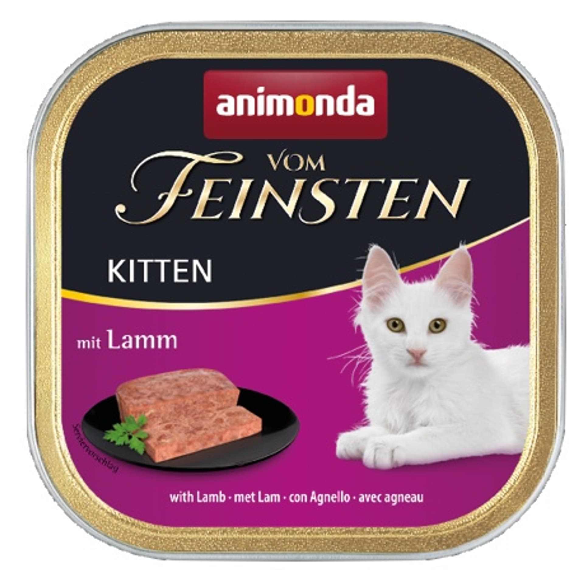 

ANIMONDA Vom Feinsten Kitten szalka z jagnięciną 100g