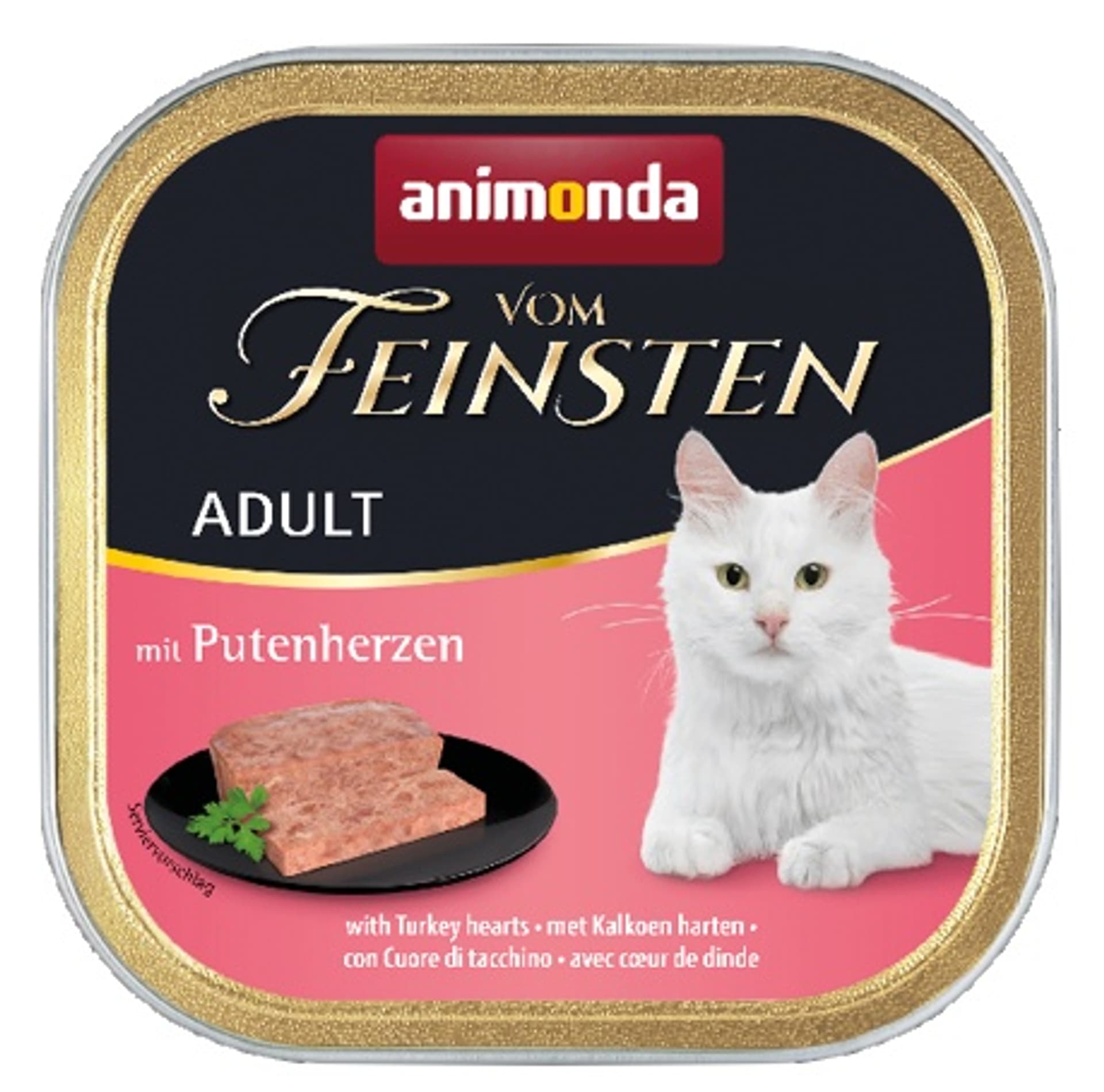 

ANIMONDA Vom Feinsten Classic Cat smak: serca indyka 100g