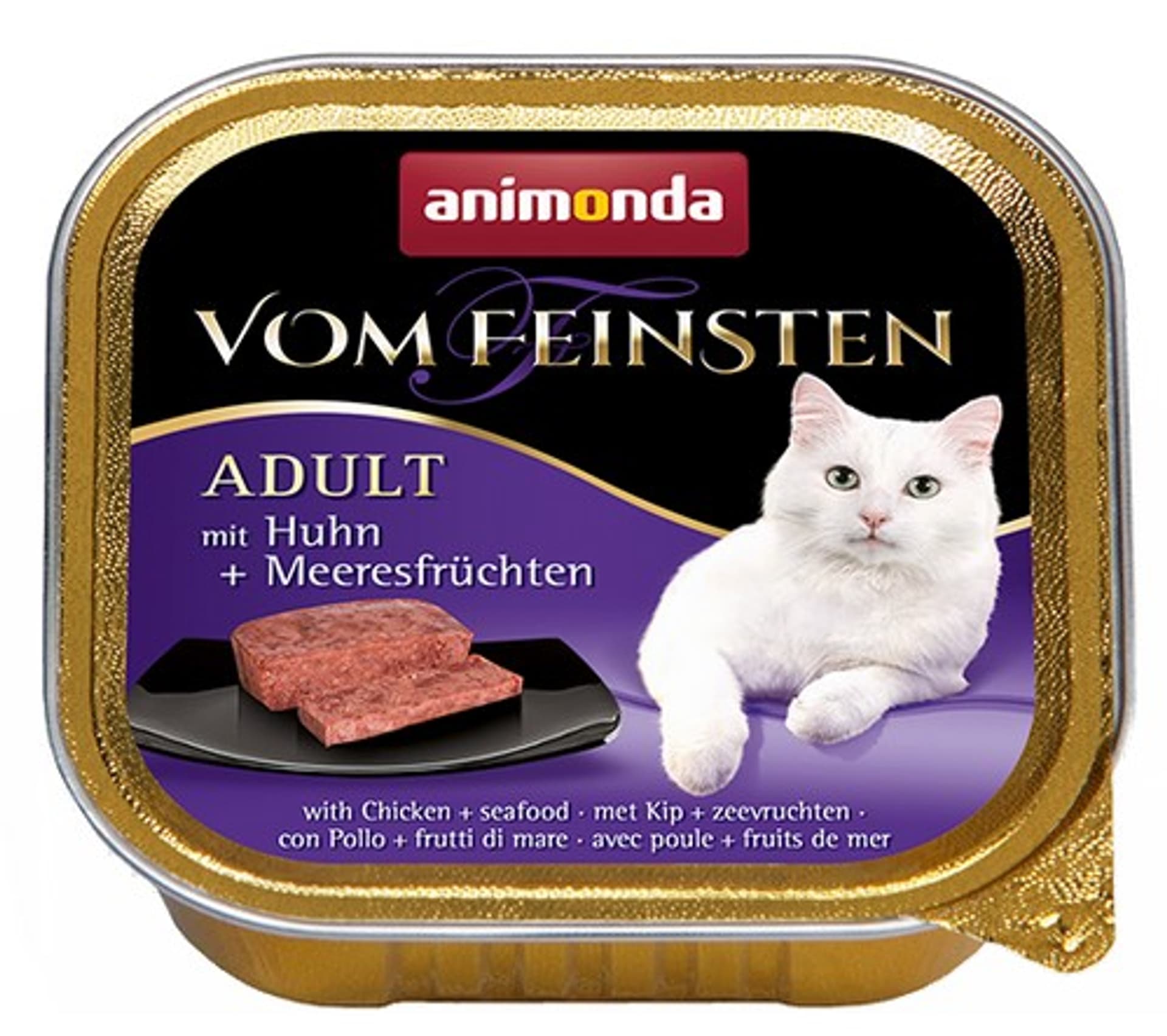 

Animonda vom Feinsten Cat Adult z Kurczakiem i Owocami Morza tacka 100g