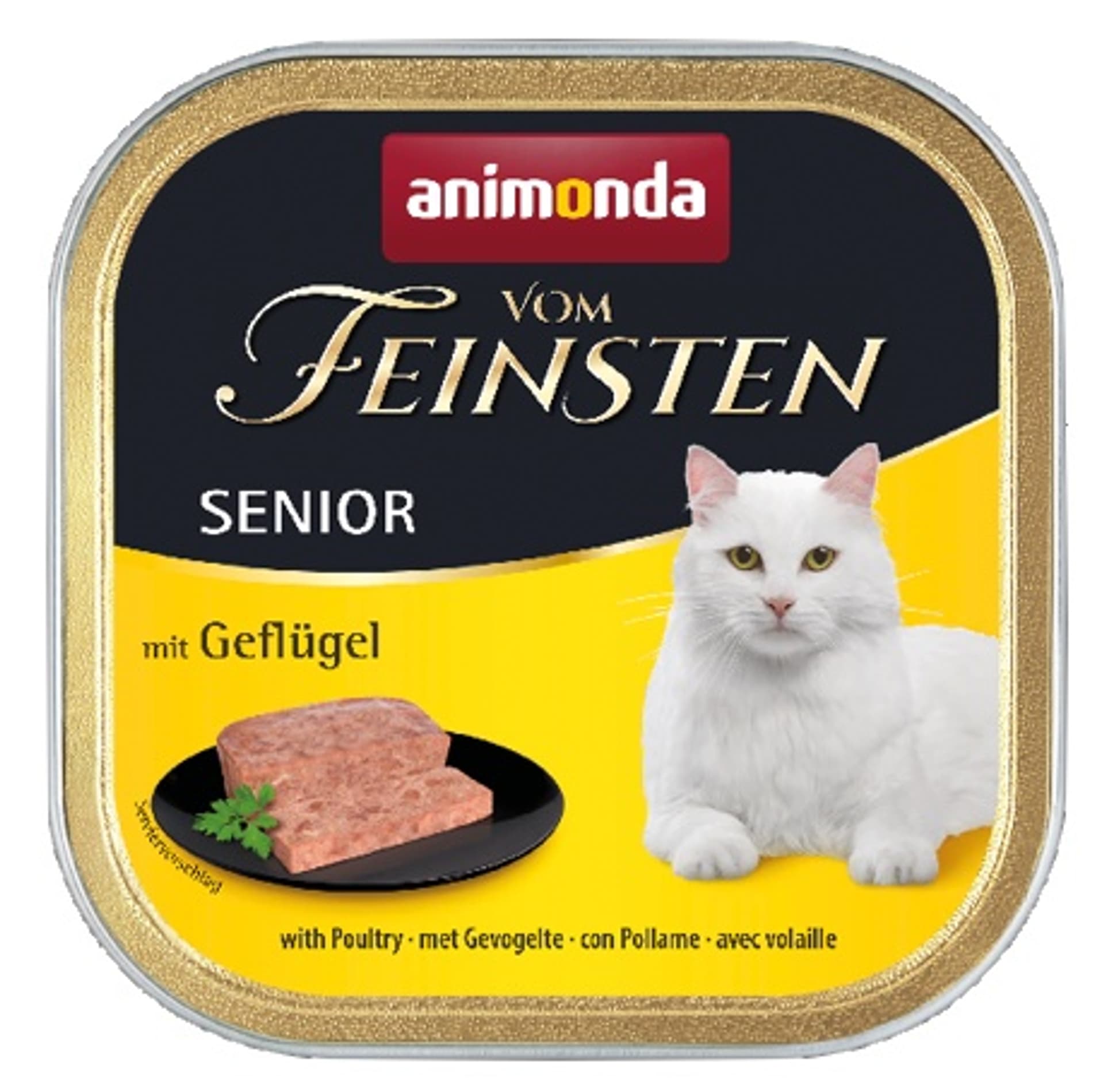 

ANIMONDA Vom Feinsten Senior Cat z drobiem - mokra karma dla kota - 100g