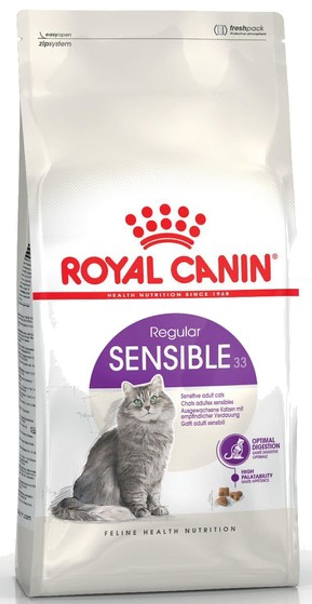 

Royal Canin Sensible karma sucha dla kotów dorosłych, o wrażliwym przewodzie pokarmowym 400g