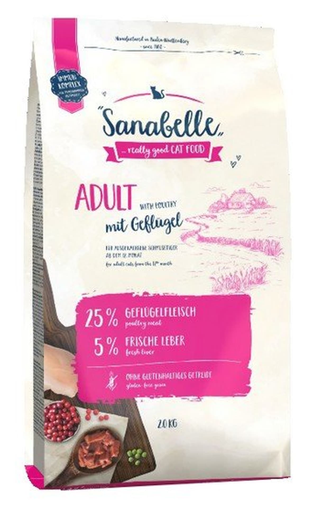 

Sanabelle Adult Geflugel z drobiem 2kg