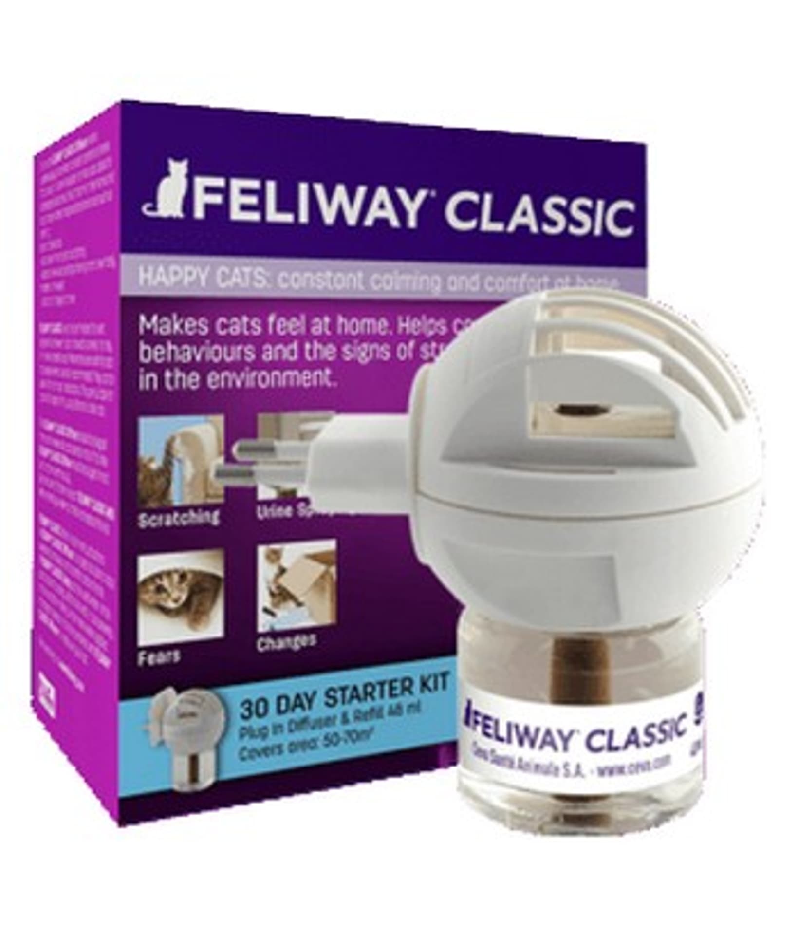 

Feliway Classic - kocie feromony Zestaw Startowy (Dyfuzor+wkład)