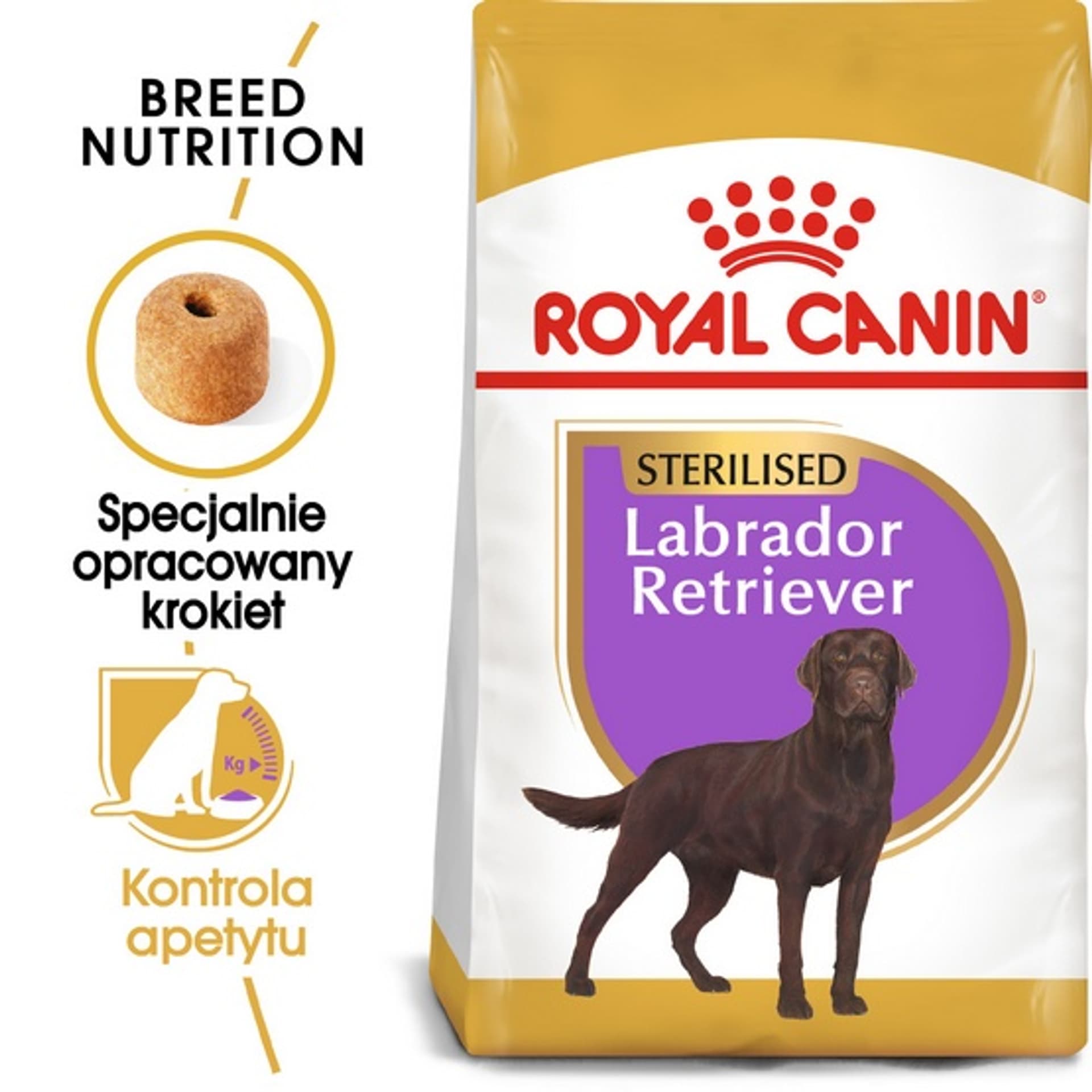 

Royal Canin BHN Labrador Retriever Sterilised Adult - sucha karma dla psa dorosłego - 12kg