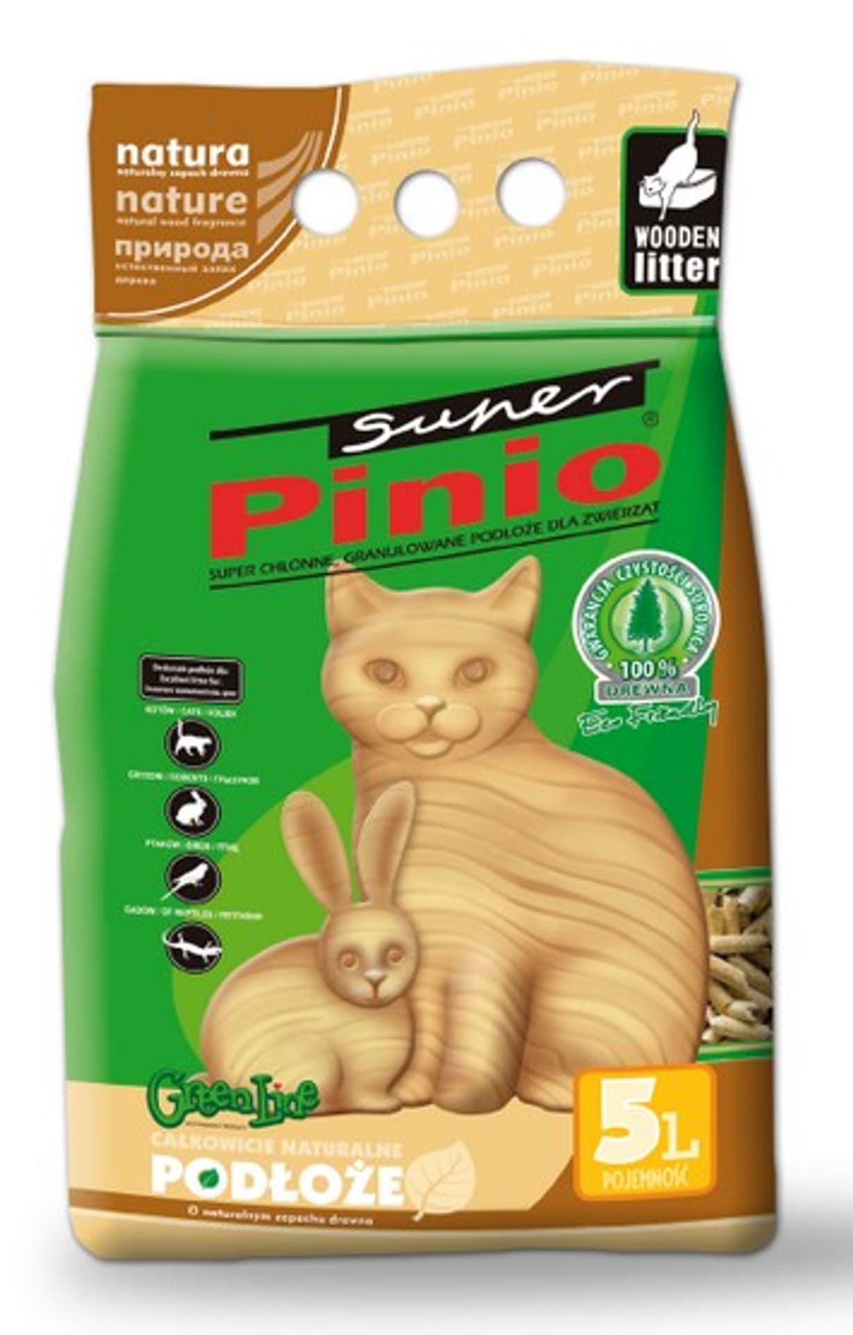 

CERTECH Żwirek Super Pinio Naturalny 5l- żwirek drewniany dla kota